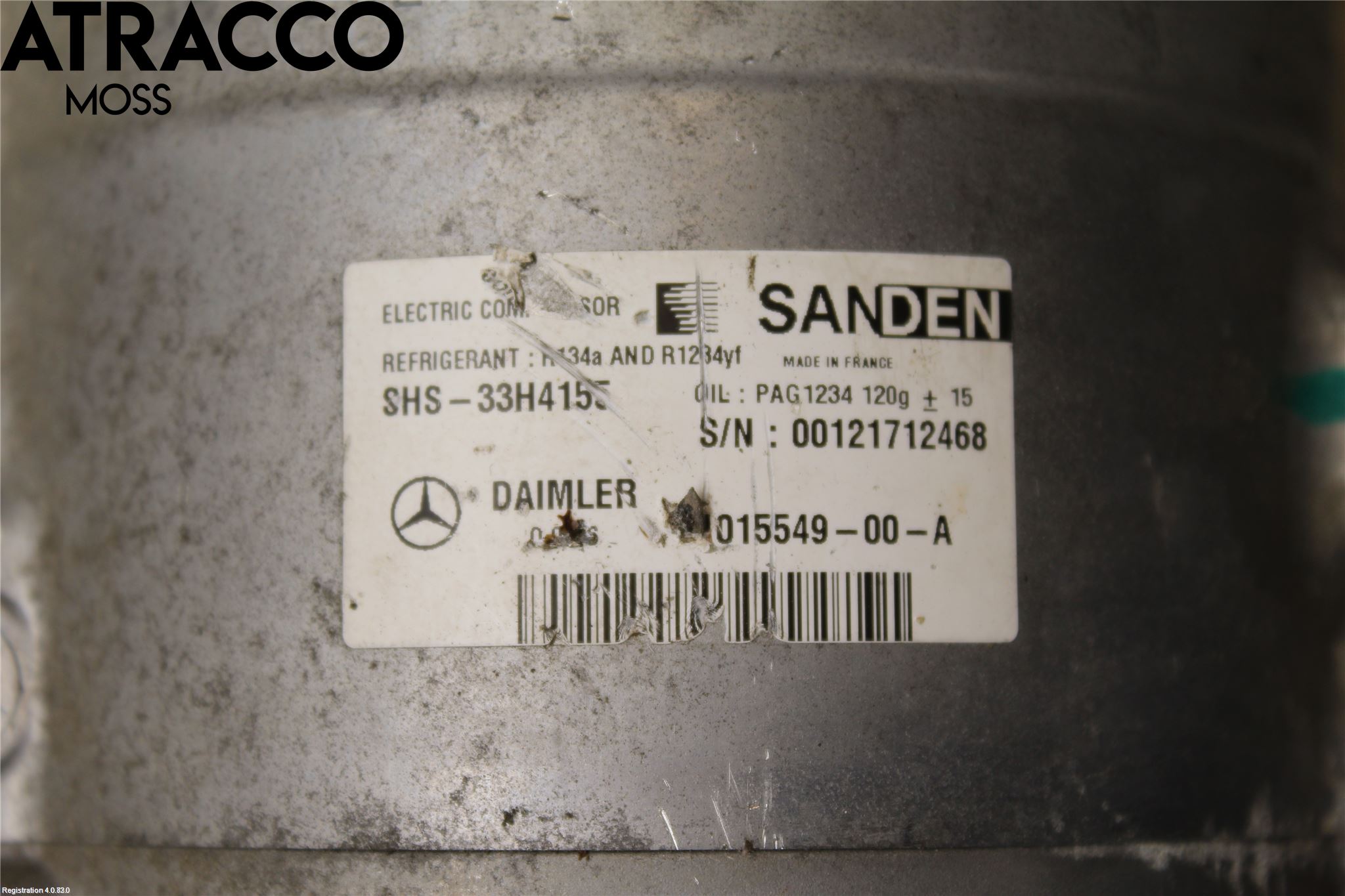 Mercedes-Benz MB B-KLASS (W246/W242) 12-19 Ac Kompressor