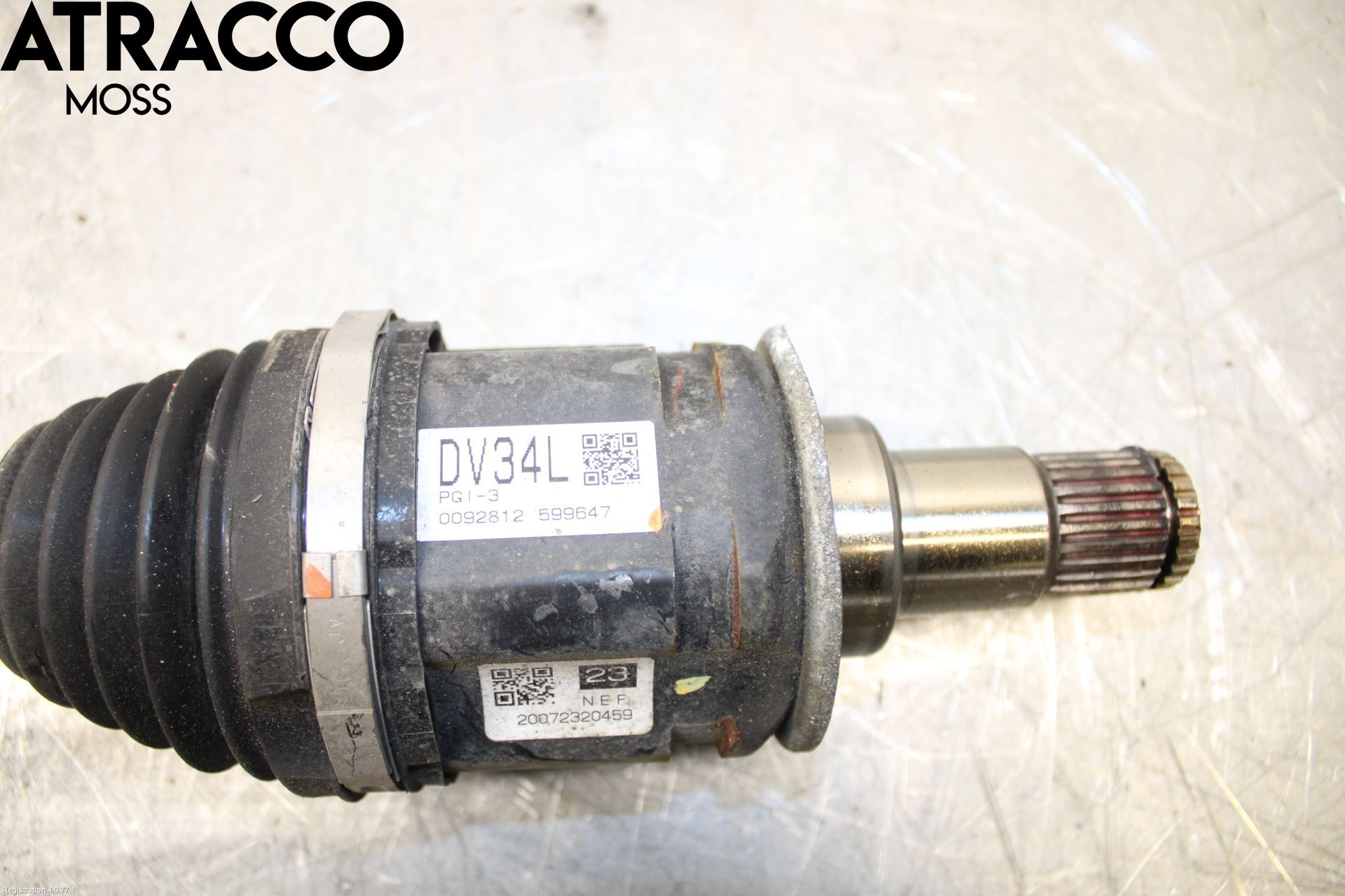 Toyota CAMRY 19-24 Drivaxel Fram Vänster