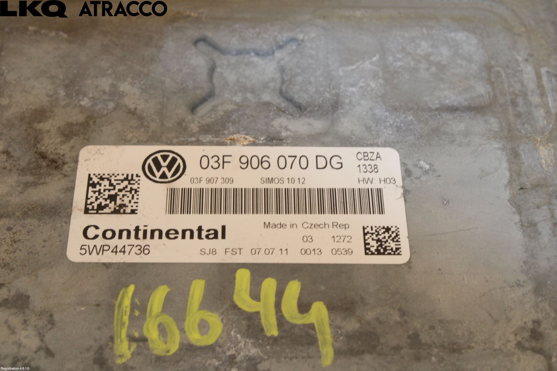 Volkswagen VW GOLF VI 09-13 Styrenhet Insprut Bensin
