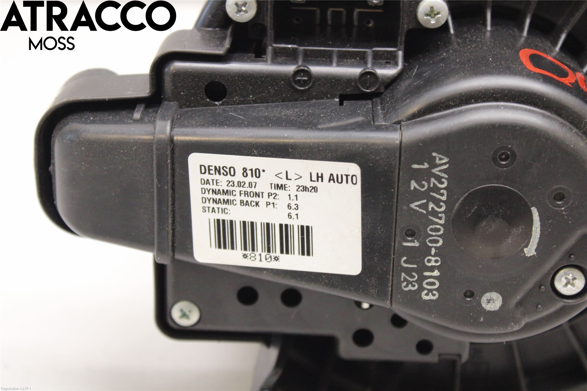 Toyota AURIS 07-09 Värmefläkt