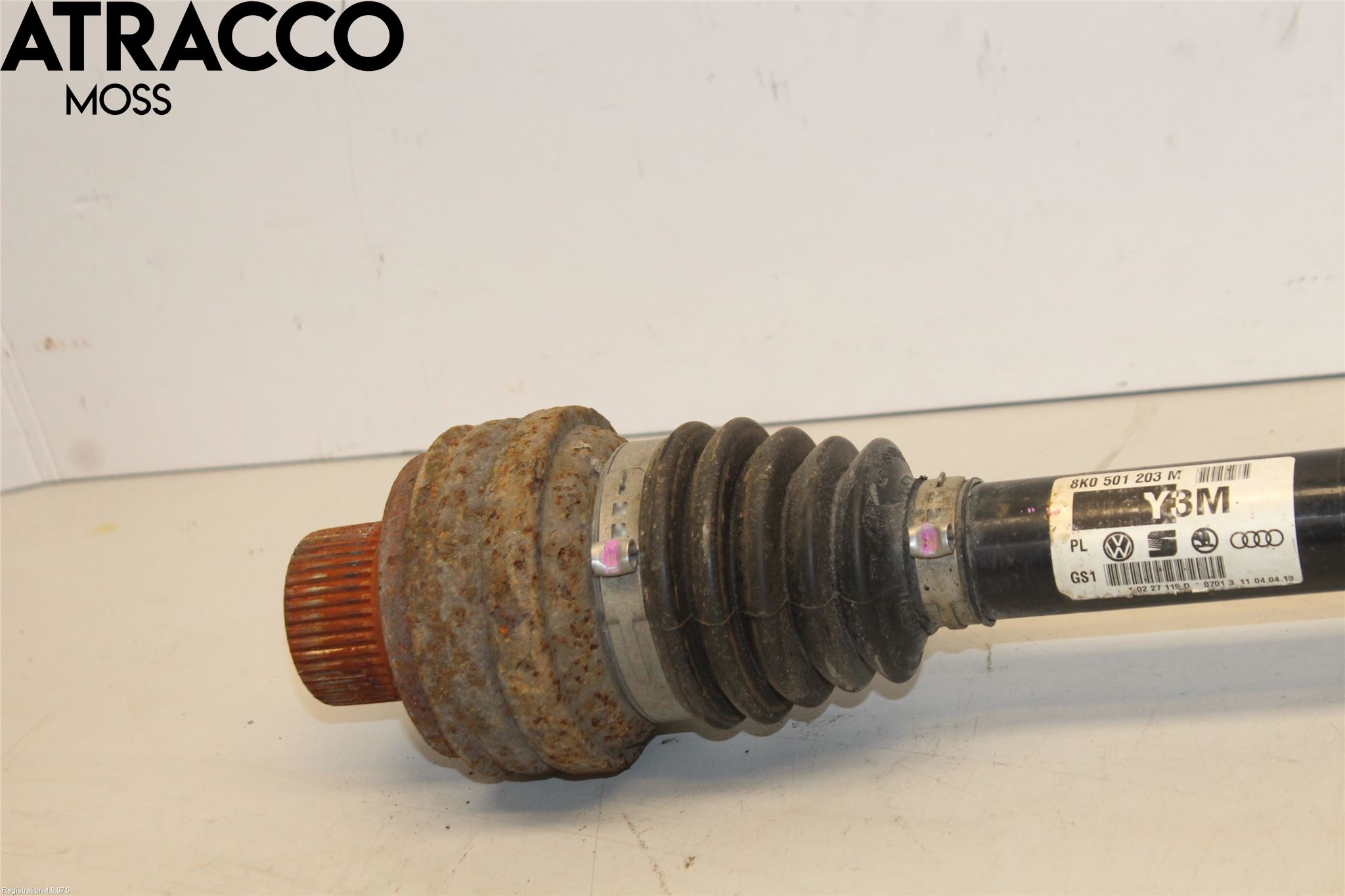 Audi A4 ALLROAD 09-16 Drivaxel Bak Vänster
