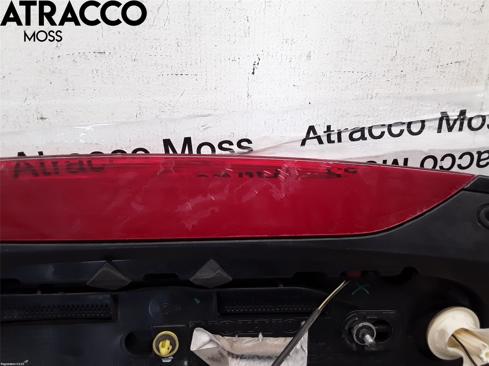 Volvo V60 11-13 Spoiler Baklucka