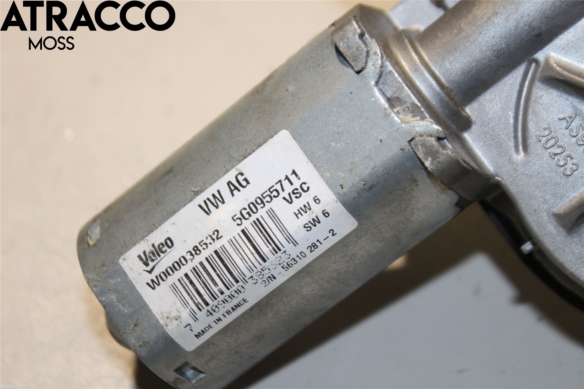 Volkswagen VW GOLF PLUS/CROSS GOLF 04-14 Torkarmotor Baklucka