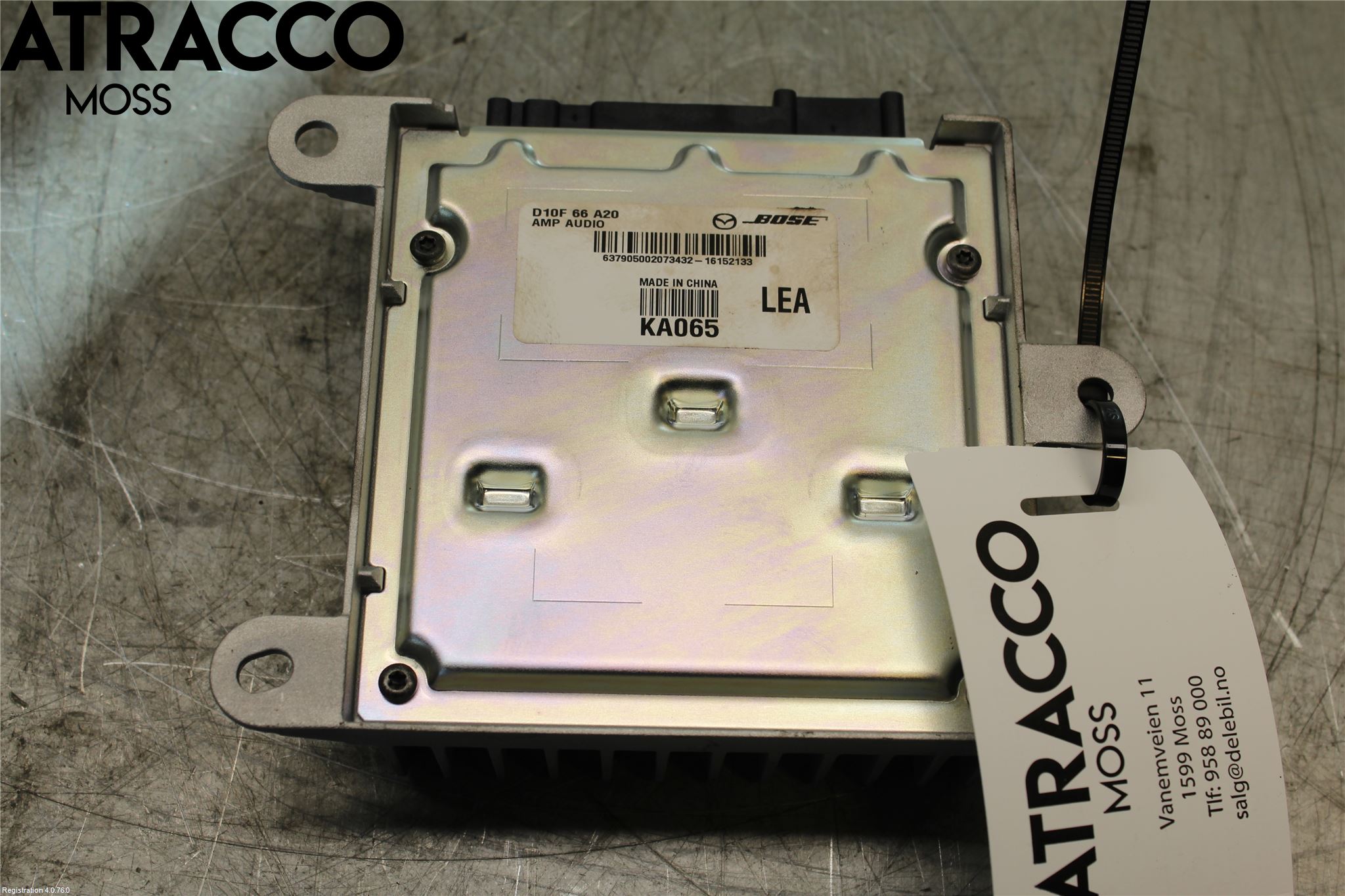 Mazda CX-3 Radio-Stereo Förstärkare