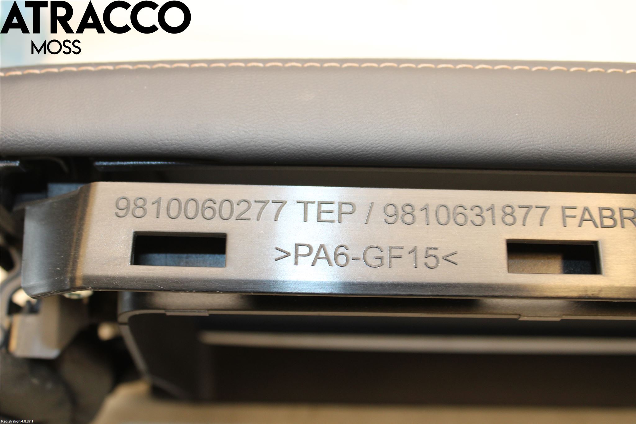 Peugeot 508 19- Inredning Armstöd