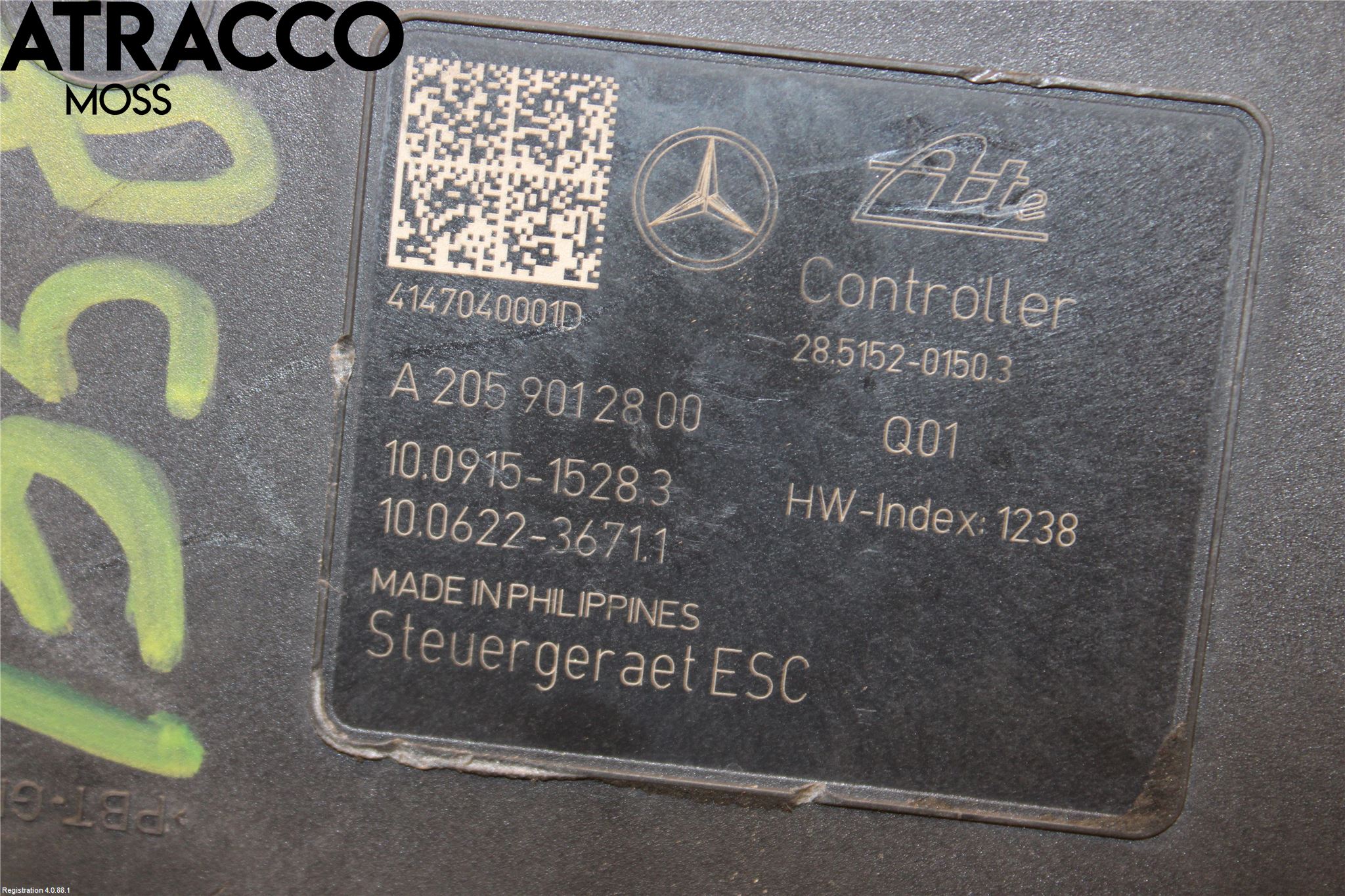 Mercedes-Benz MB C-KLASS (W205) 14-21 Abs Hydraulaggregat