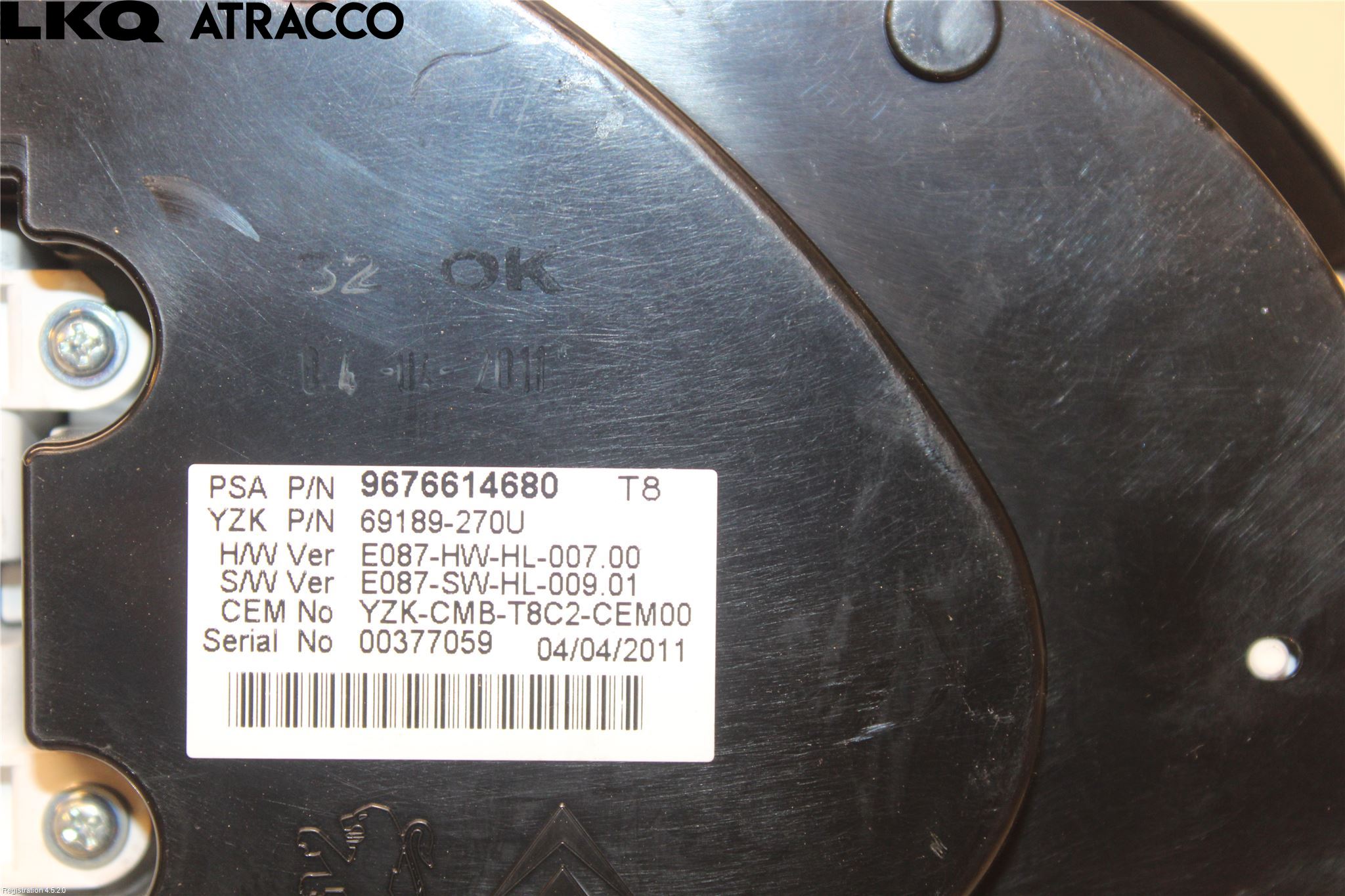 Peugeot 5008 10-16 Instrument Komb