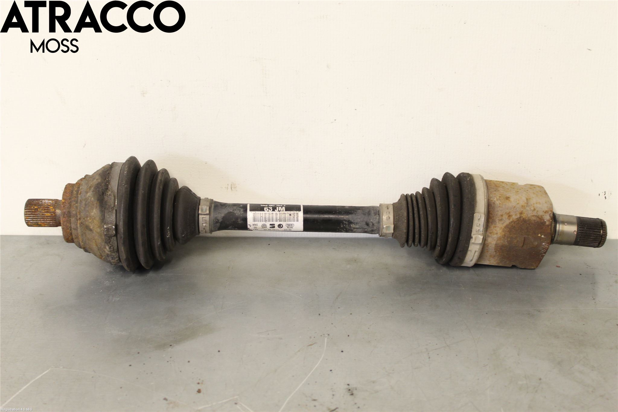Volkswagen VW TIGUAN 07-16 Drivaxel Fram Vänster