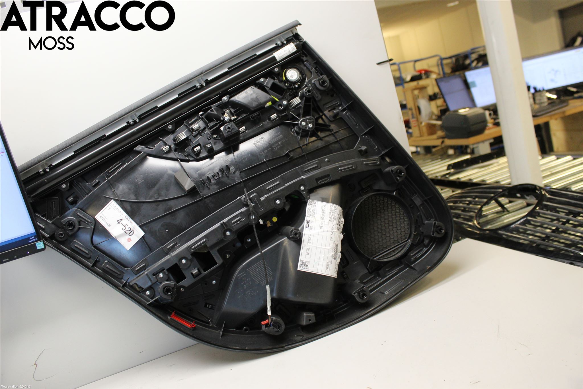 Audi A4/S4 B9 16-19 Dörrklädsel Hö