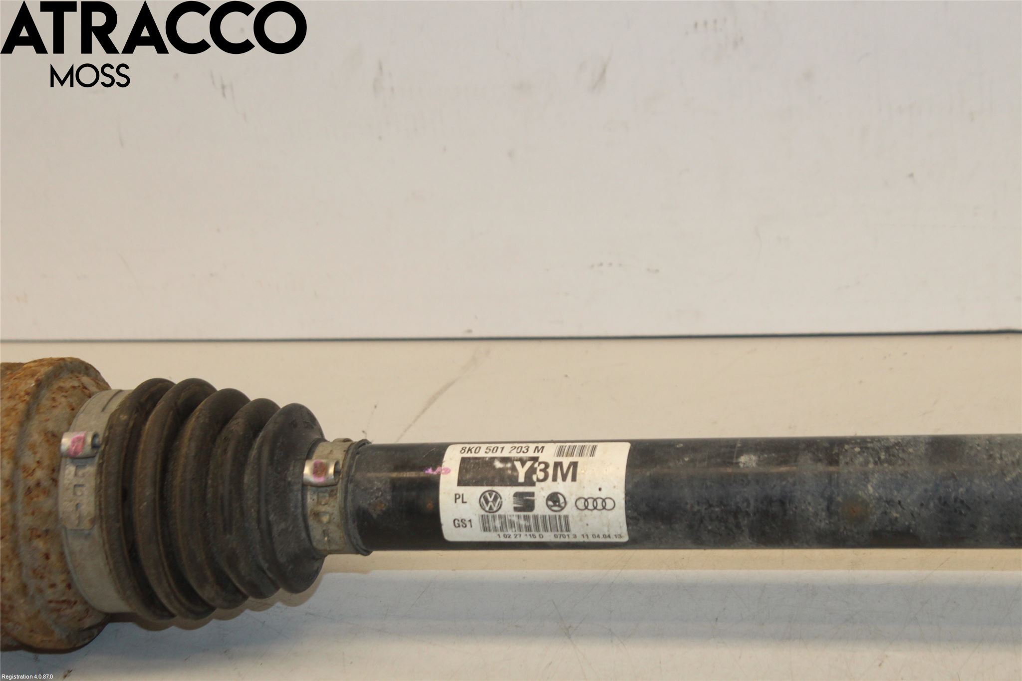 Audi A4 ALLROAD 09-16 Drivaxel Bak Höger