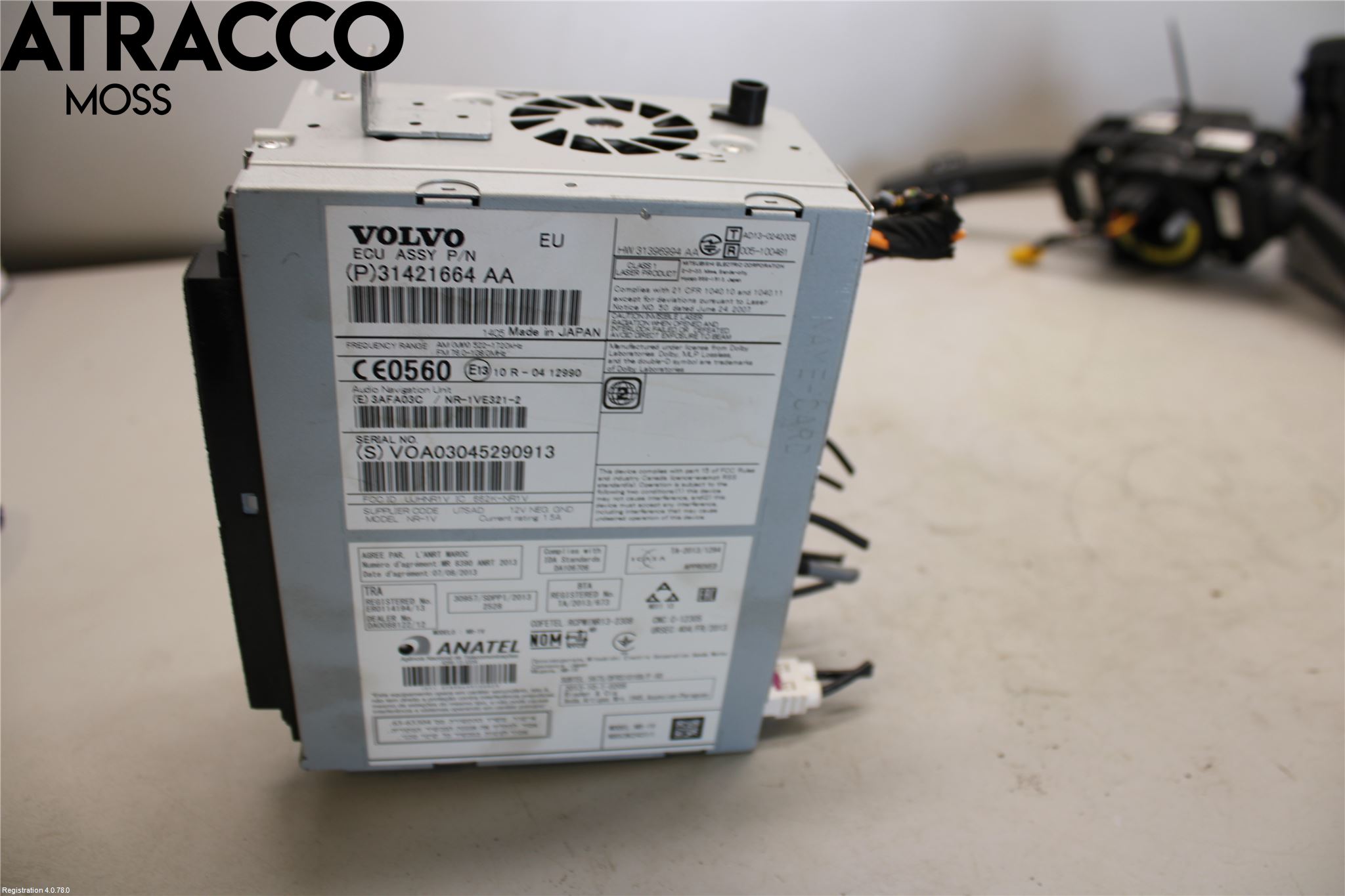 Volvo V60 11-13 Cd Radio - Multimediapanel