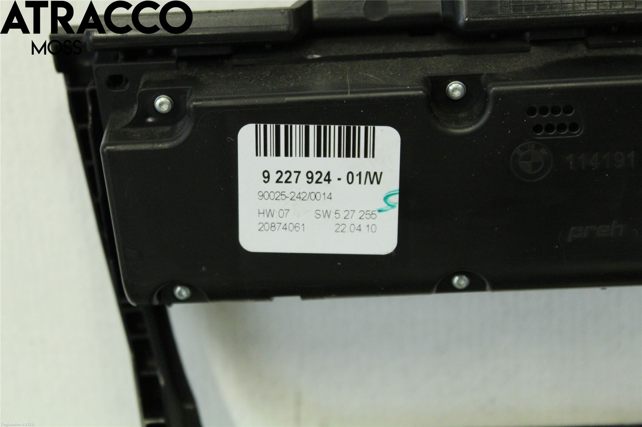 BMW X5 E70 07-13 Ac Styrenhet Ac Manöveren
