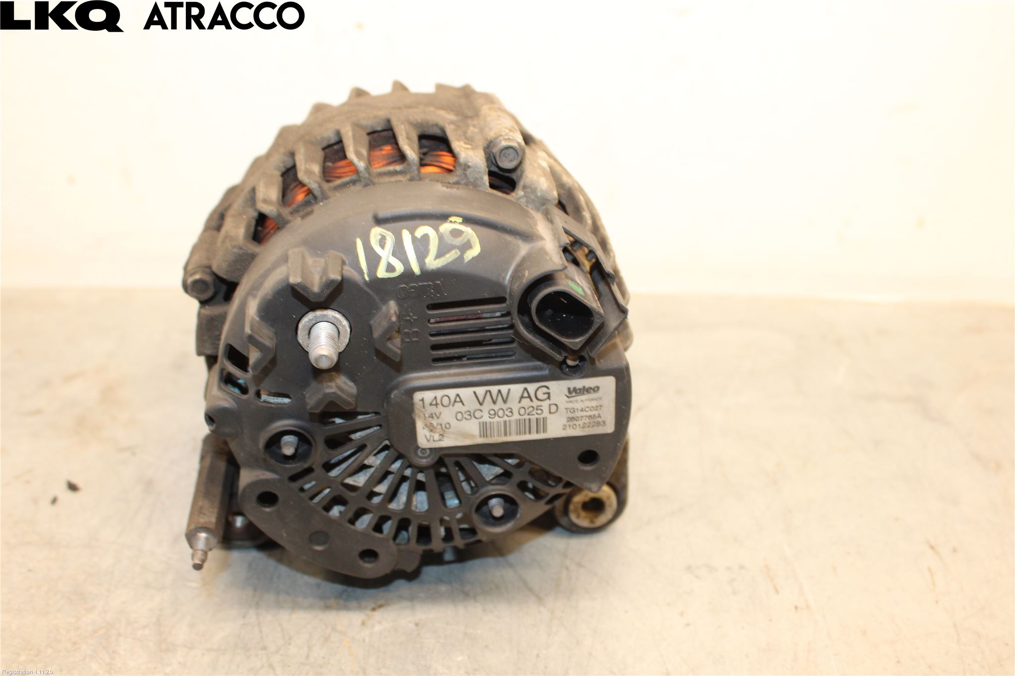Volkswagen VW GOLF VI 09-13 Generator
