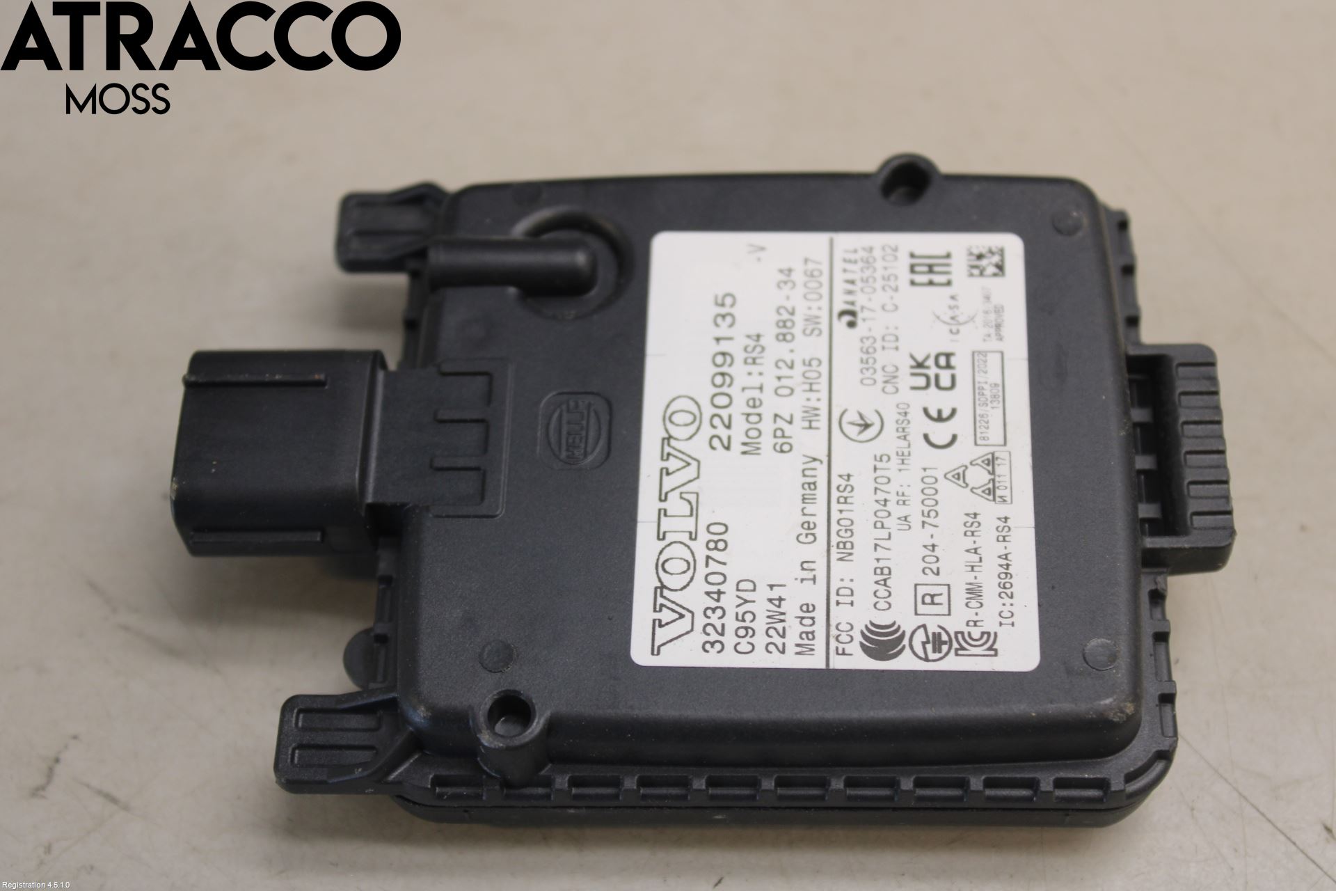 Volvo XC40/RECHARGE 18- Regnsensor