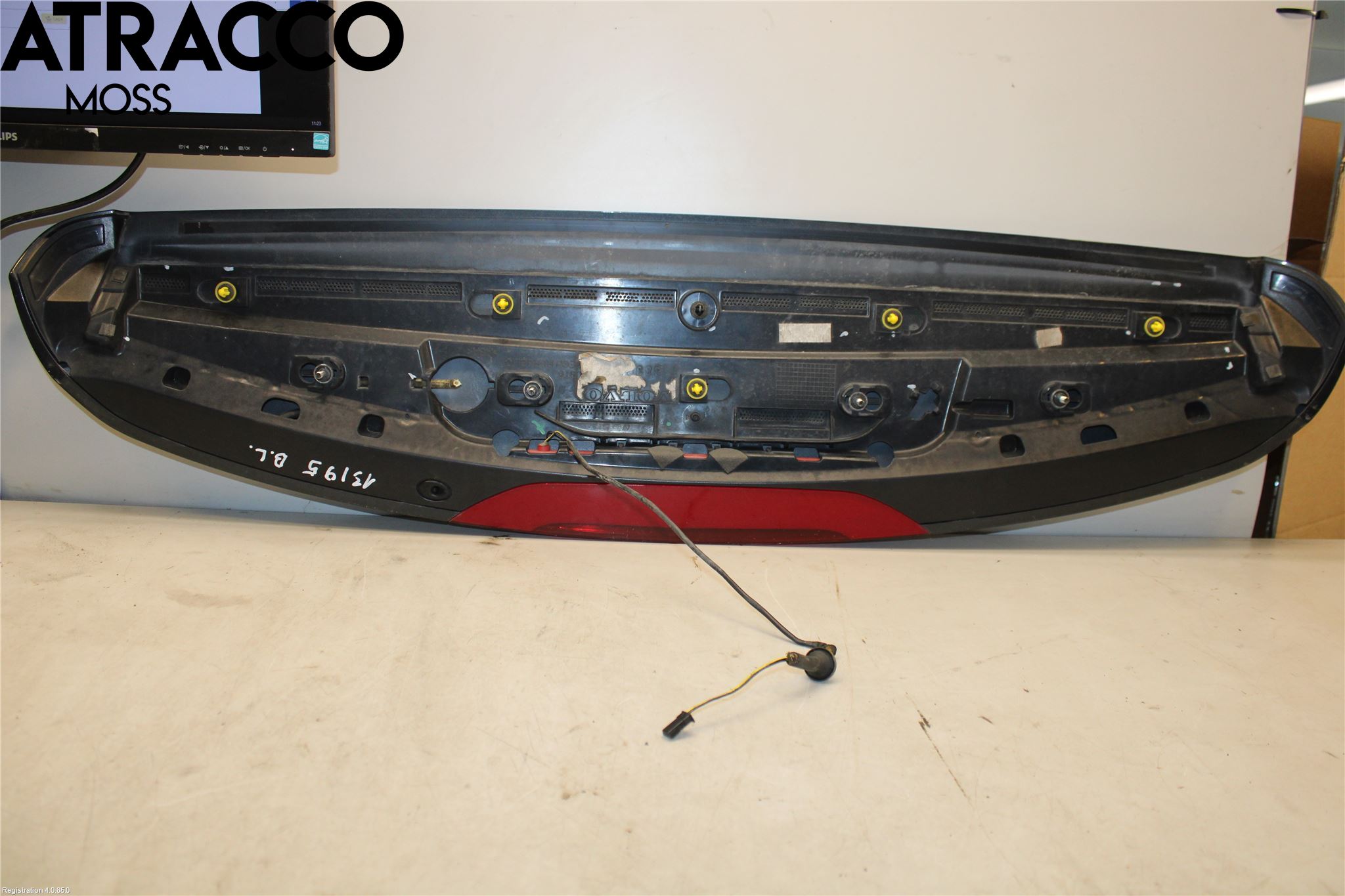 Volvo V60 14-18 Spoiler Bak