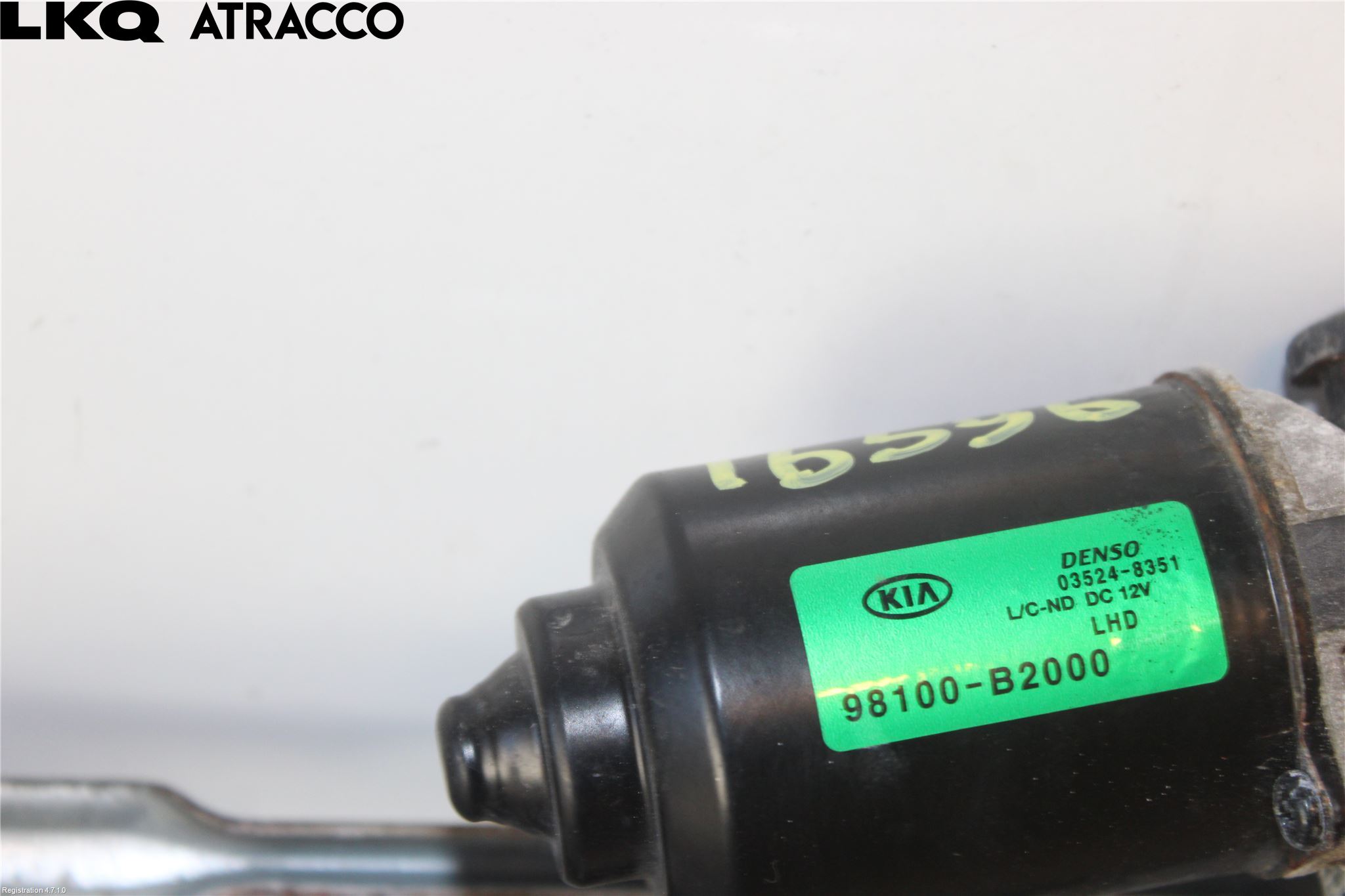 Kia SOUL 09- Torkarmotor Vindruta