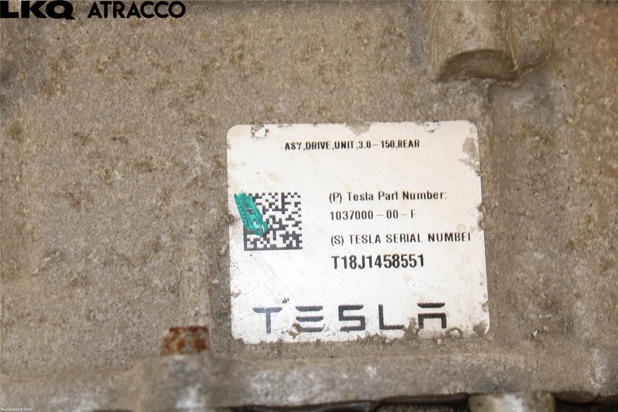 Tesla MODEL X 16- Motor Elektrisk Bak