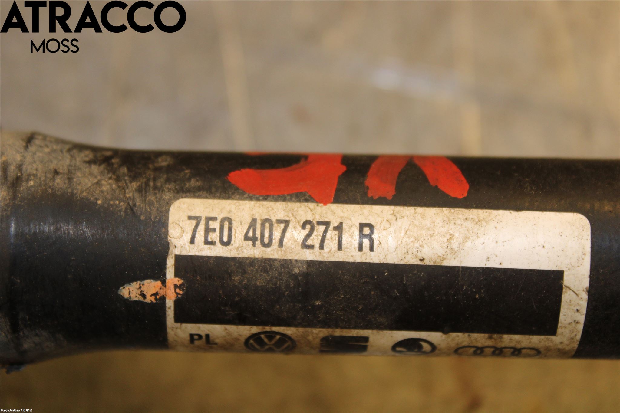Volkswagen VW TRANSP/CARAVELLE (T5) 04-15 Drivaxel Fram Vänster