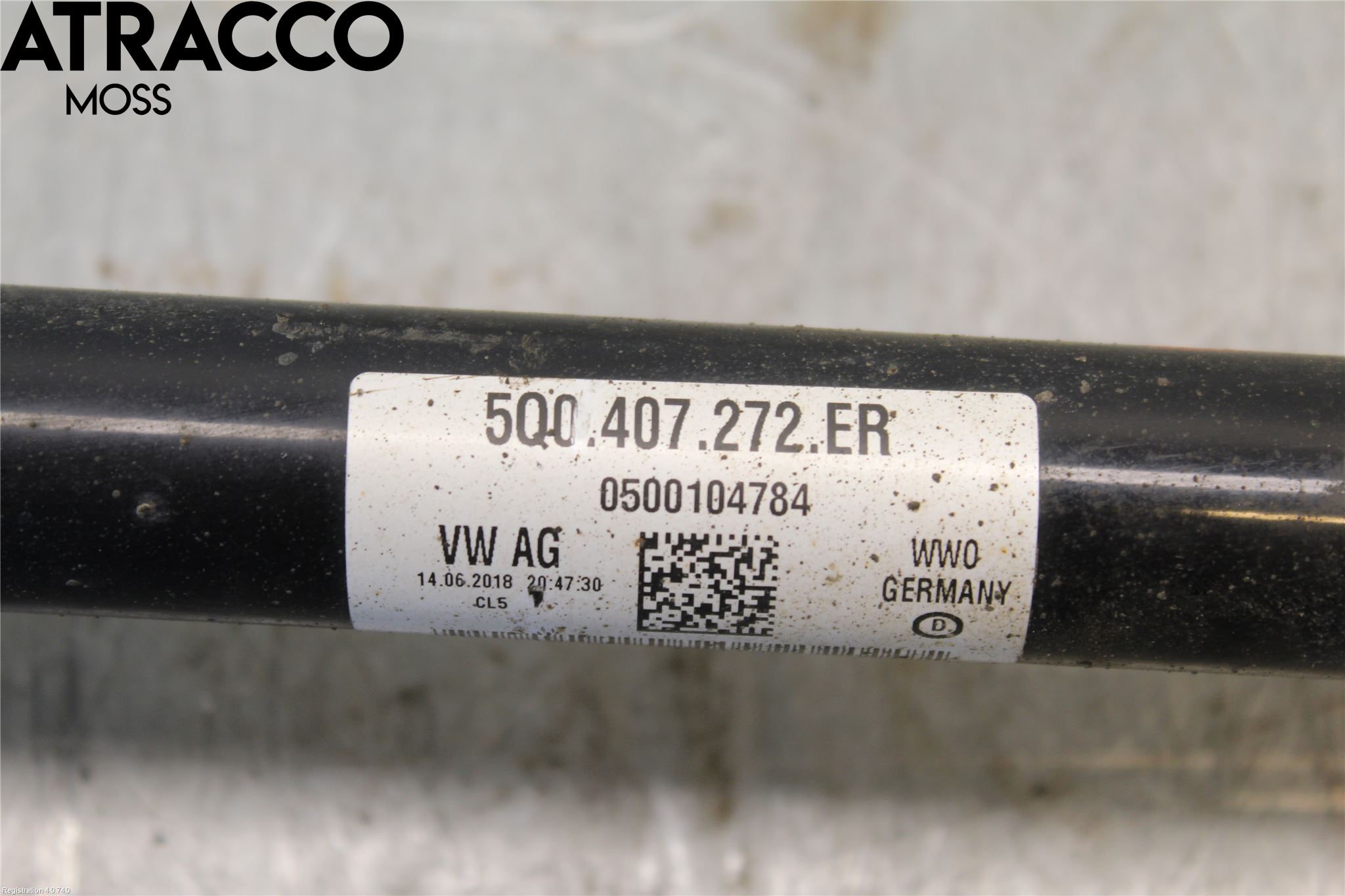 Volkswagen VW CADDY 16-20 Drivaxel Fram Höger