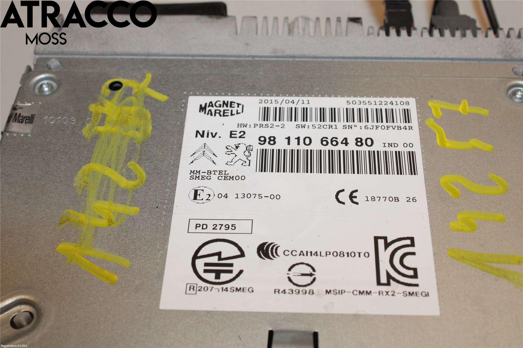 Peugeot 208 12-15 Radio