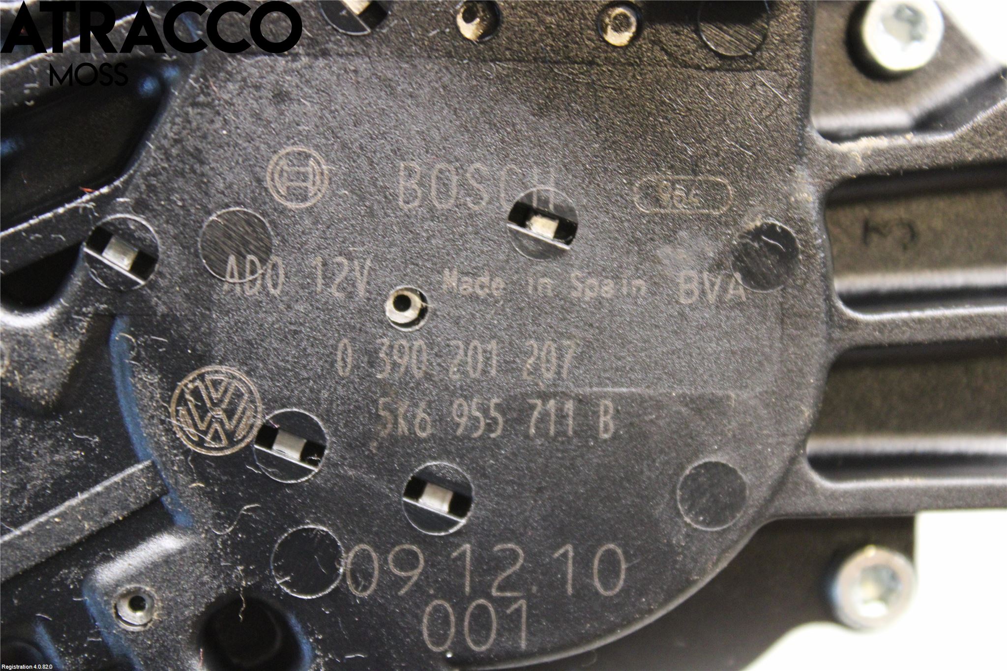 Volkswagen VW GOLF VI 09-13 Torkarmotor Baklucka