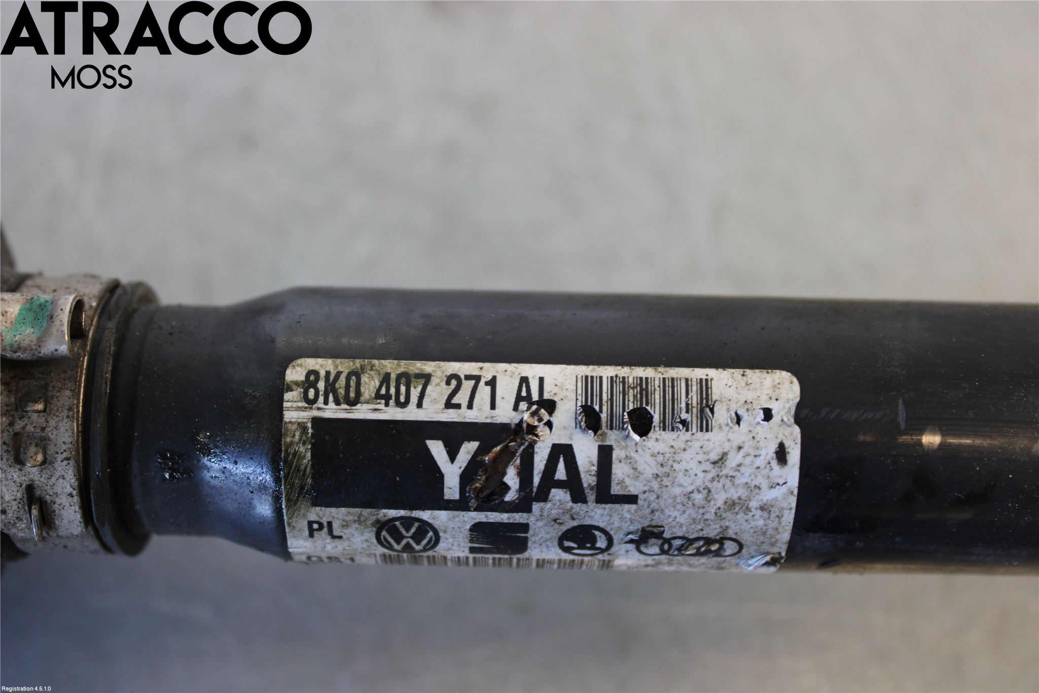 Audi A5 07-16 Drivaxel Fram Vänster