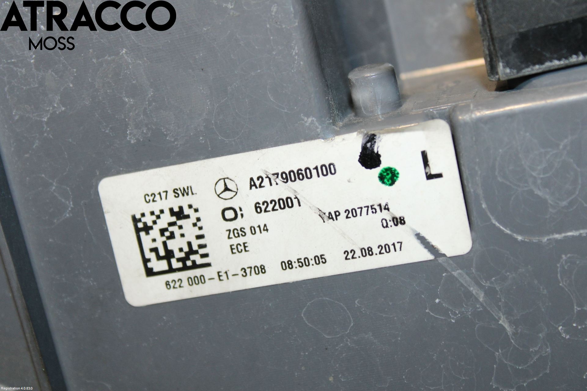 Mercedes-Benz MB S-KLASS (W222) 13-20 Bakljus Vänster