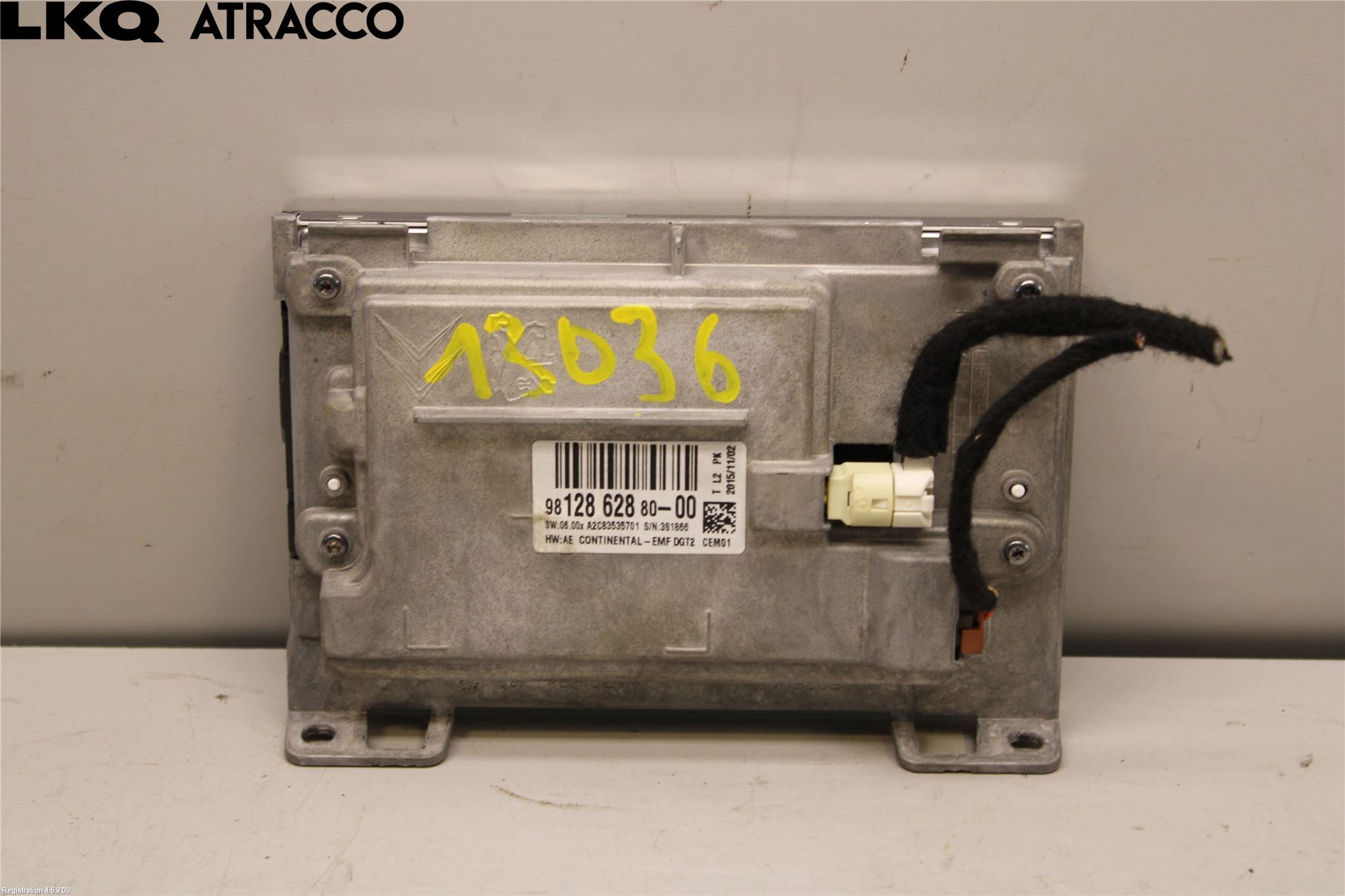 Peugeot 208 12-15 Kontrolldisplay