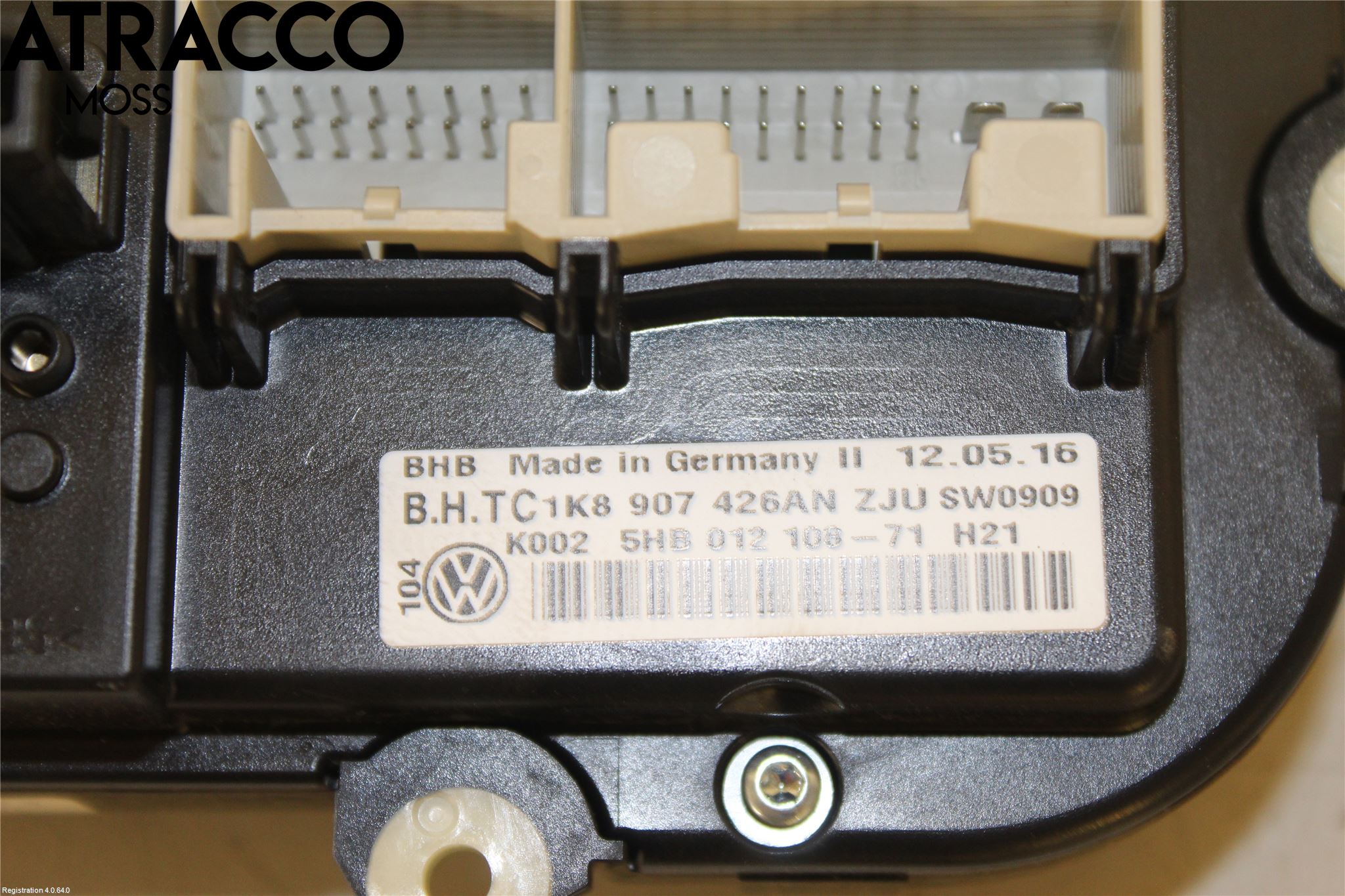 Volkswagen VW CADDY 16-20 Ac Styrenhet Ac Manöveren