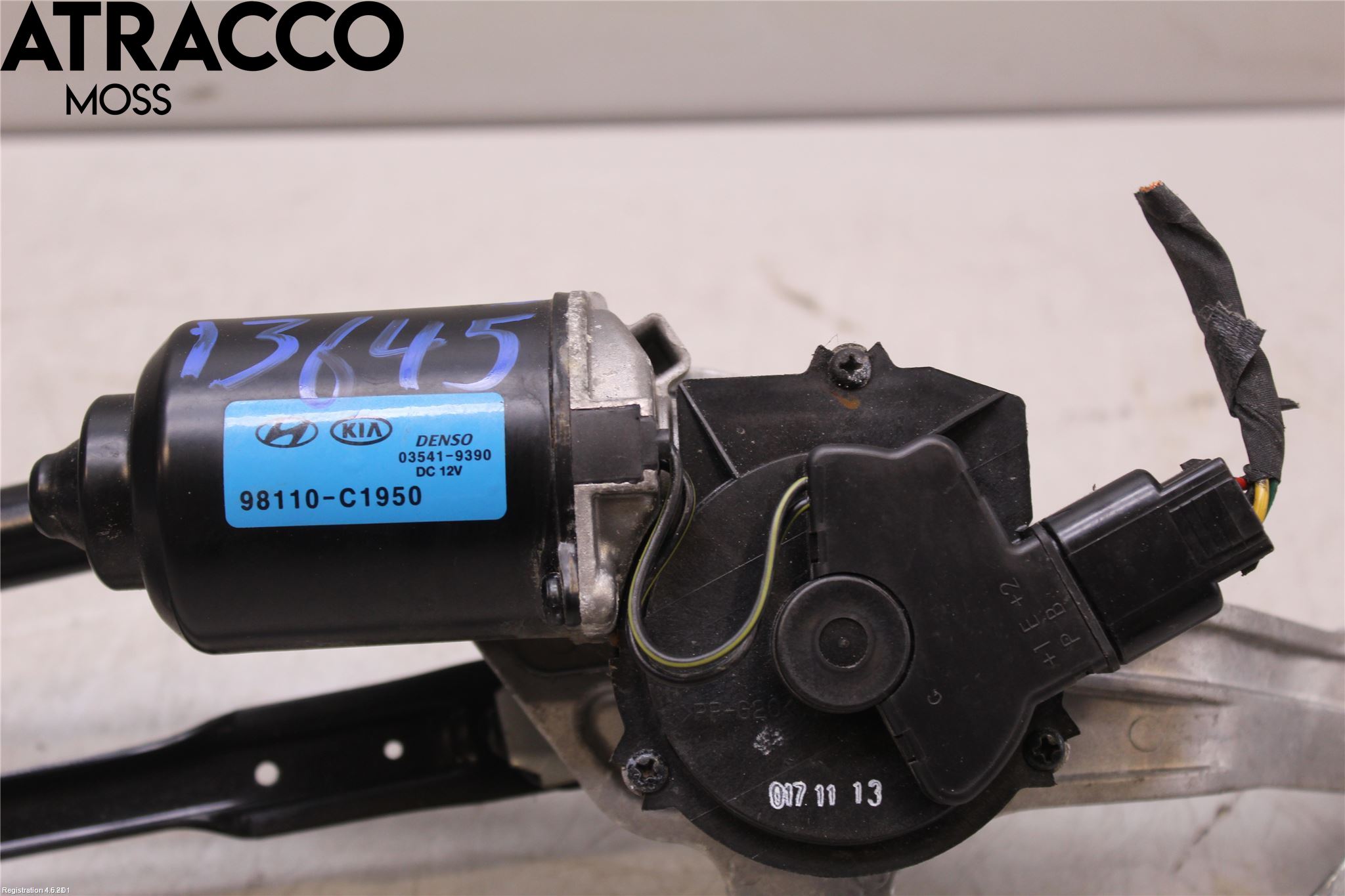Hyundai KONA/ELECTRIC OS 18-23 Torkarmotor Vindruta