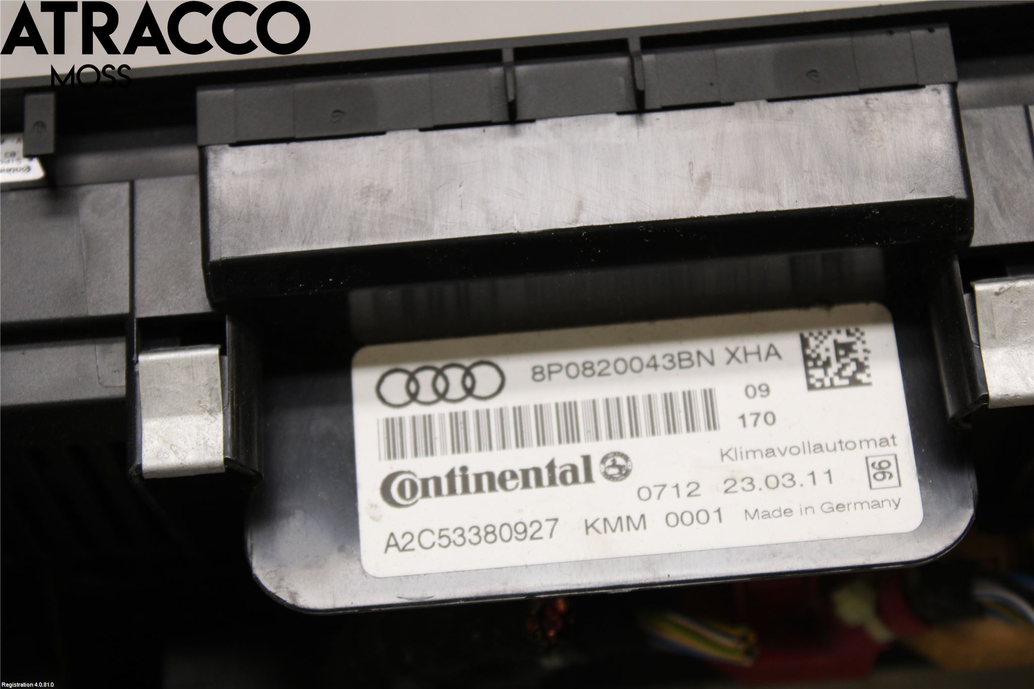 Audi A3/S3 05-13 Ac Styrenhet Ac Manöveren