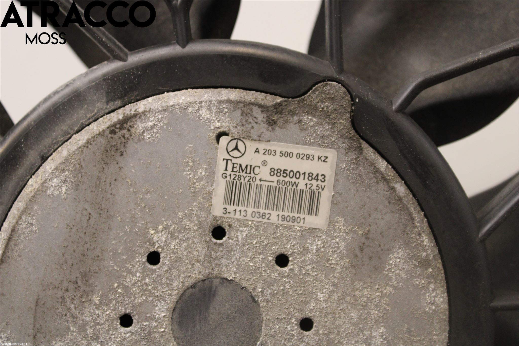Mercedes-Benz MB C (203) 00-07 Kylfläkt El