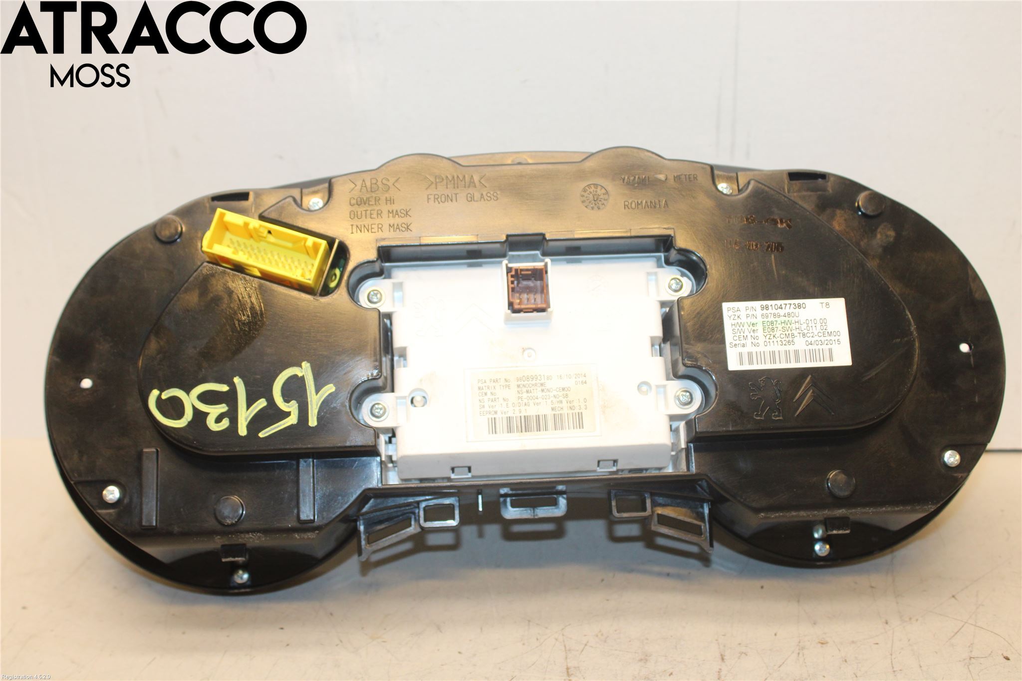 Peugeot 3008 09-16 Instrument Komb