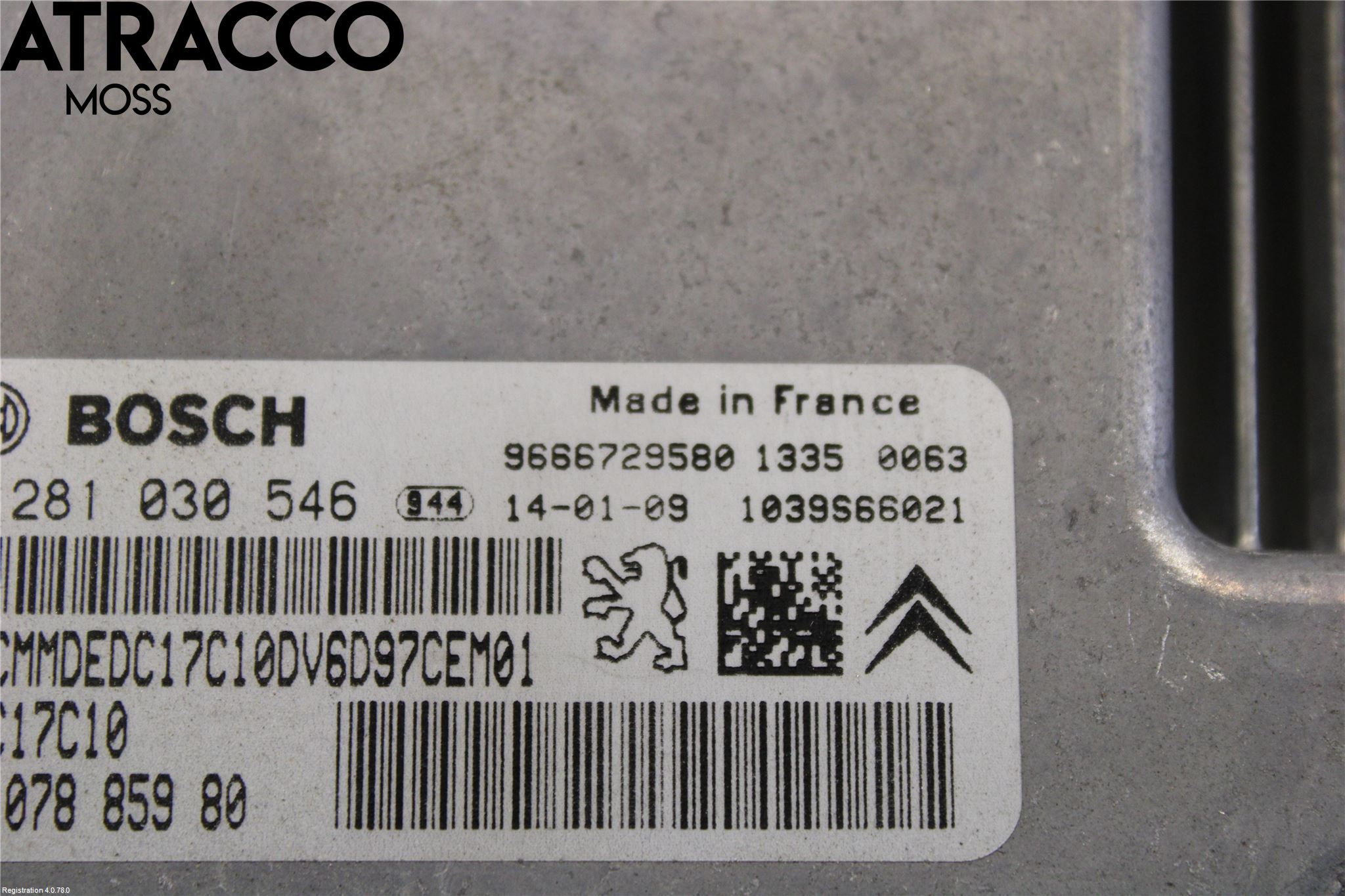 Citroen BERLINGO 08-18 Styrenhet Insprut Bensin