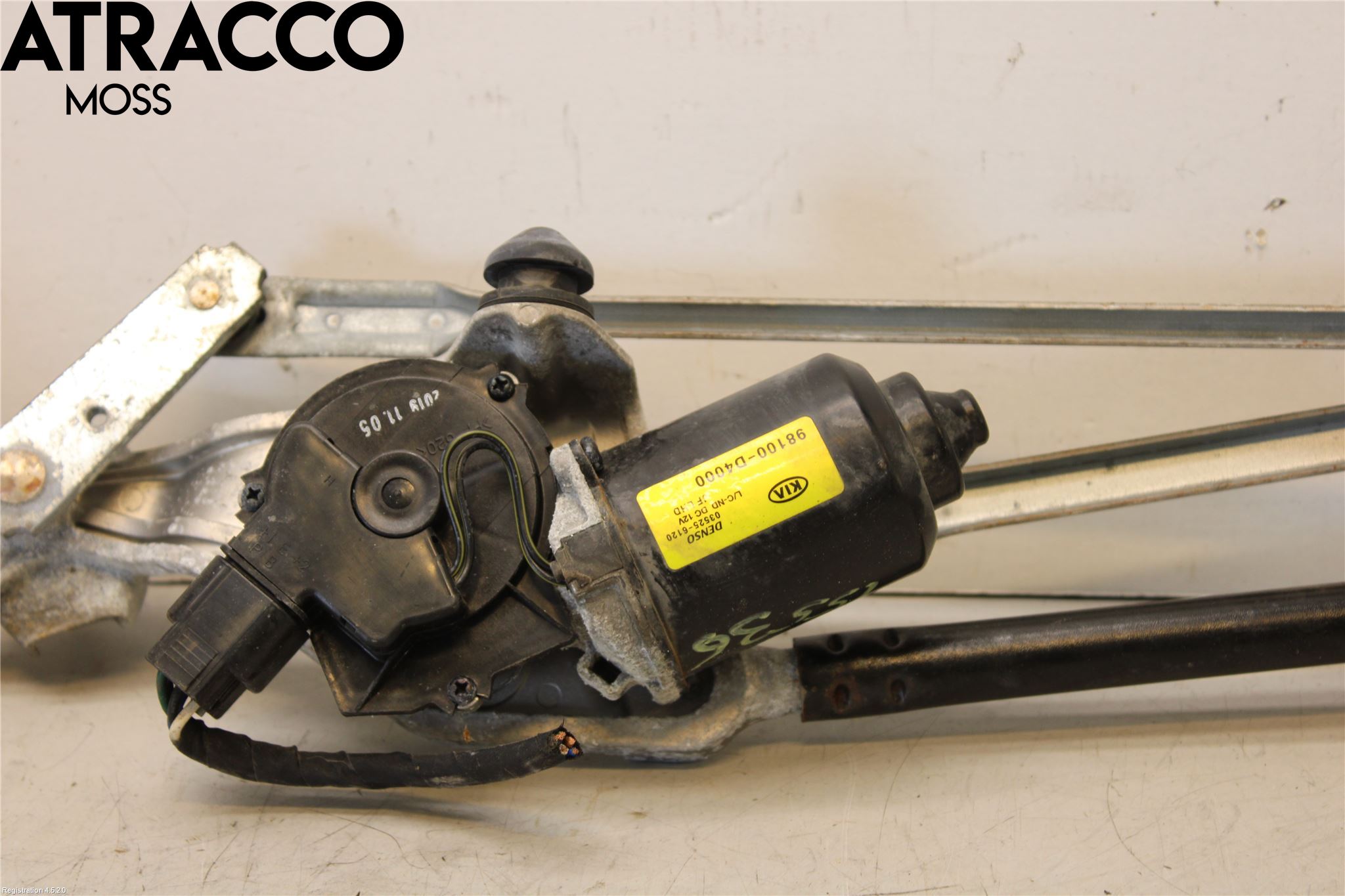 Kia OPTIMA 16-20 Torkarmotor Vindruta
