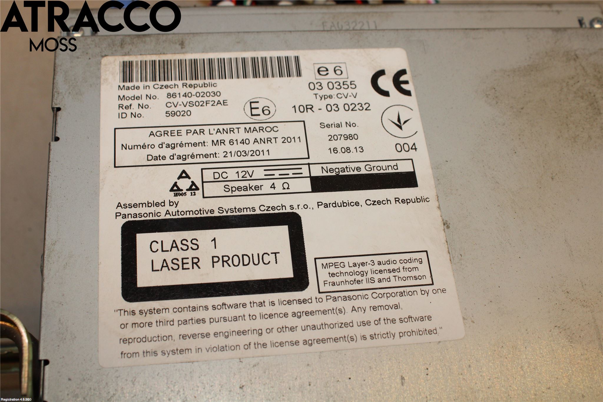 Toyota AURIS 13-19 Cd Radio - Multimediapanel
