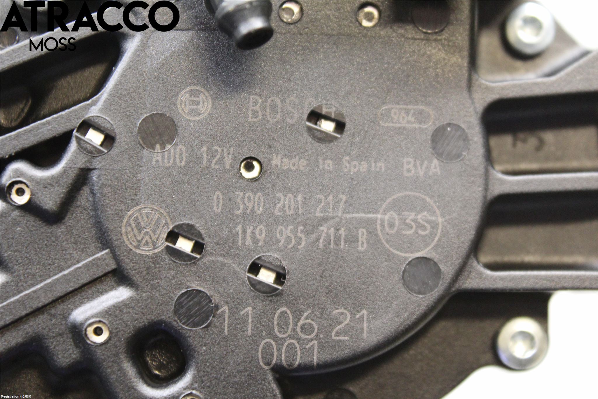 Volkswagen VW GOLF VI 09-13 Torkarmotor Baklucka