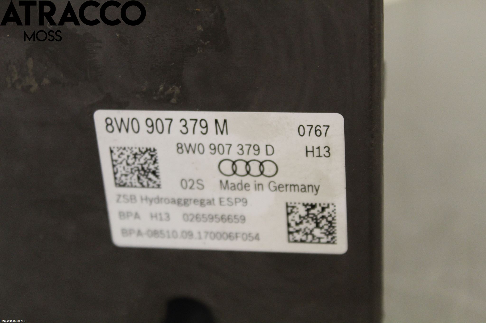 Audi A4/S4 B9 16-19 Abs Hydraulaggregat
