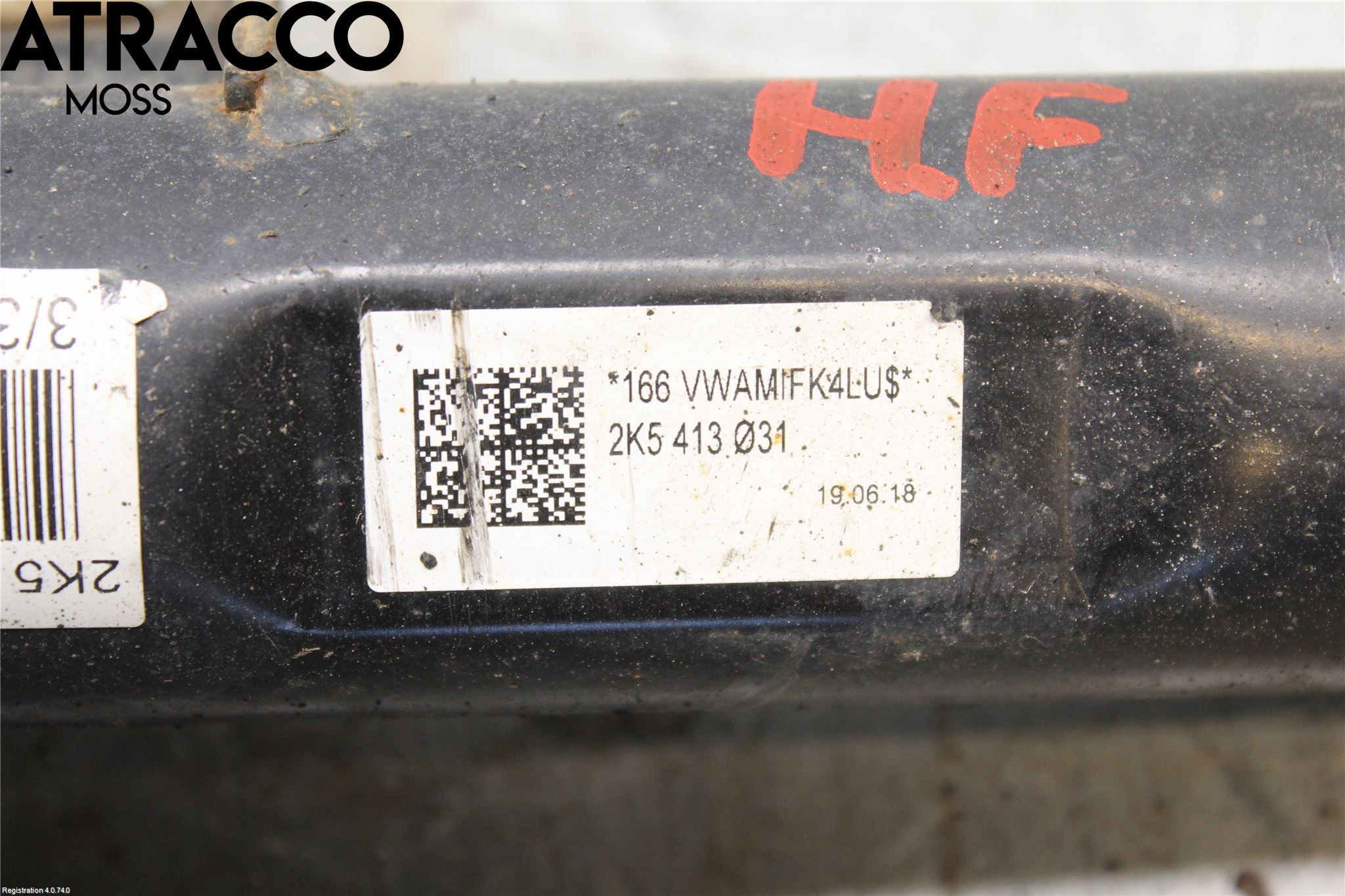 Volkswagen VW CADDY 16-20 Fjäderben Fram Höger