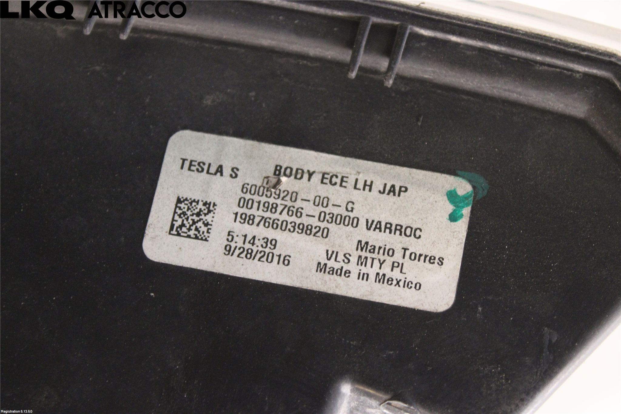 Tesla MODEL S 13- Bakljus Vänster