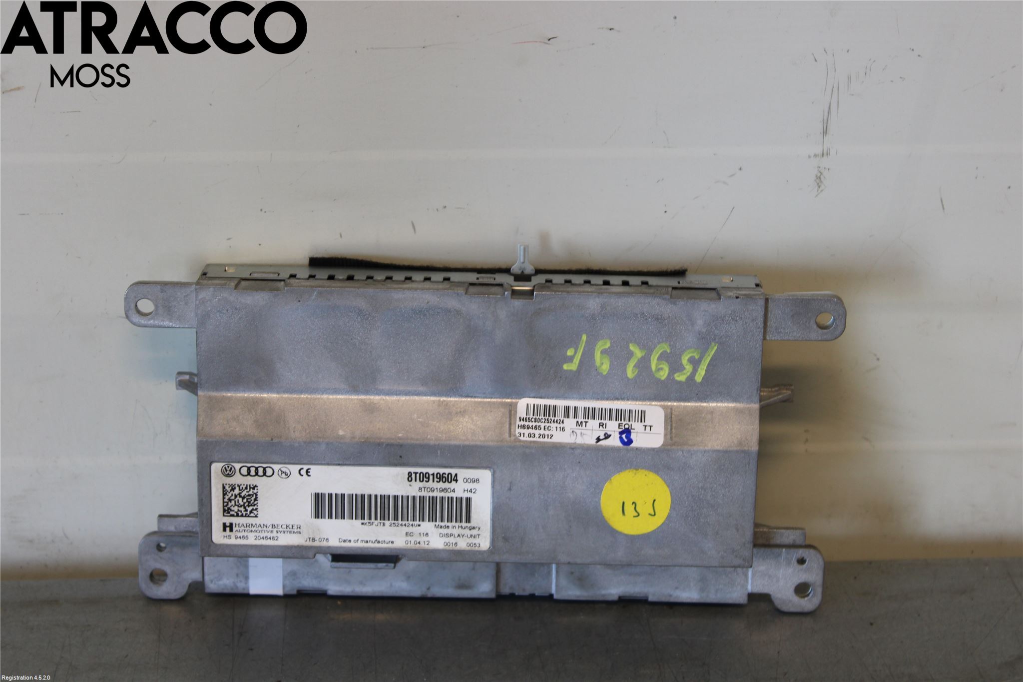 Audi A4/S4 08-11 Färddator
