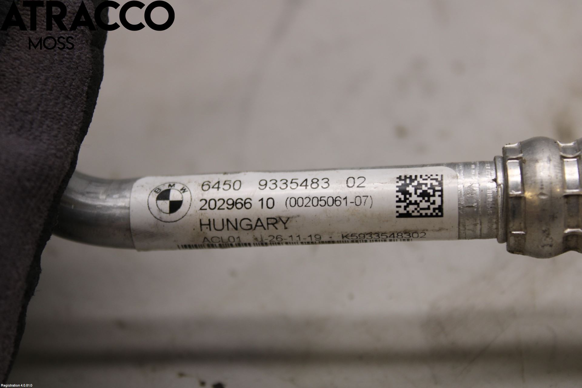 BMW i3 I01 13-22 Ac Slang-Rör