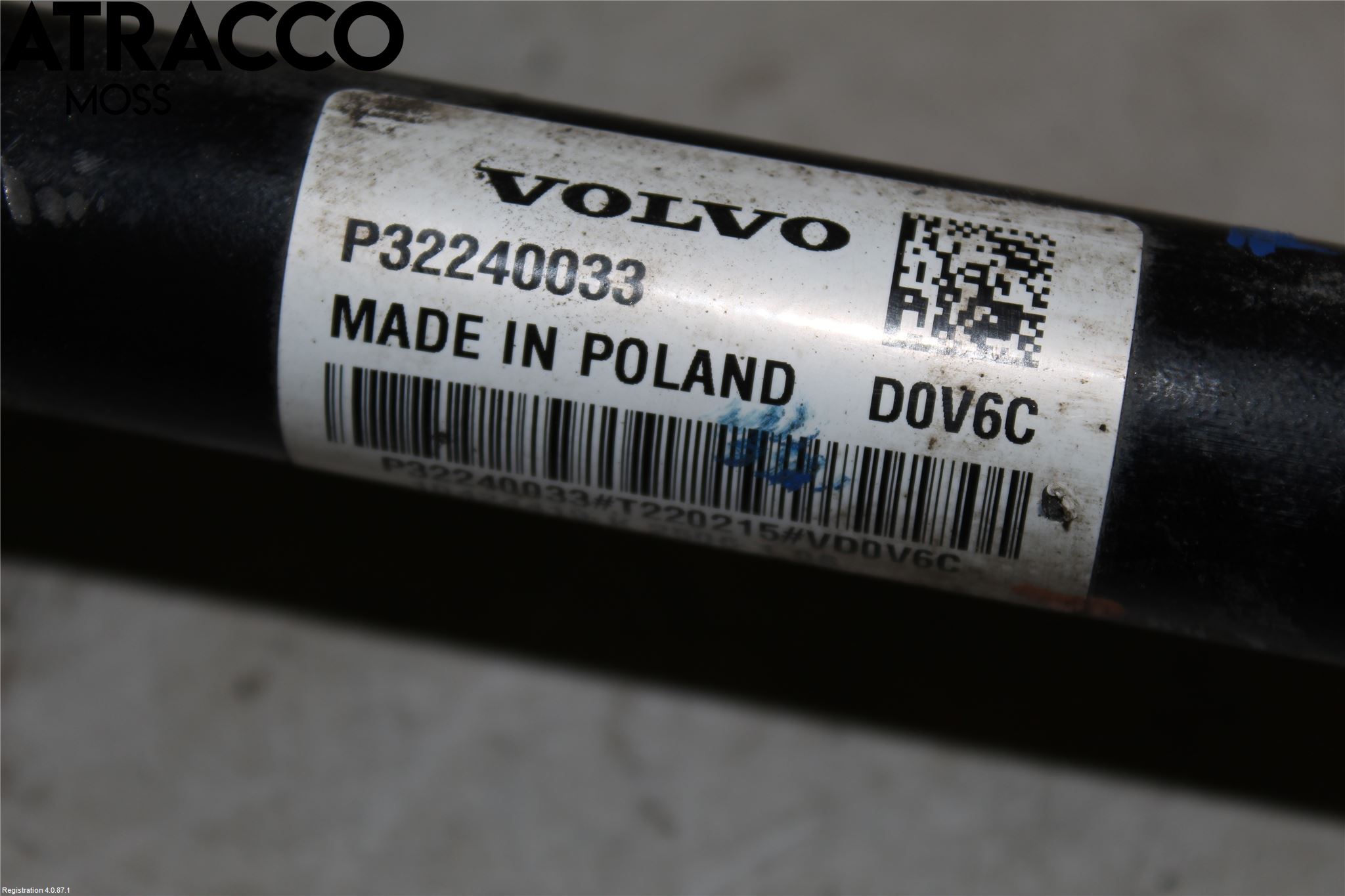 Volvo XC40/RECHARGE 18- Drivknut Bak