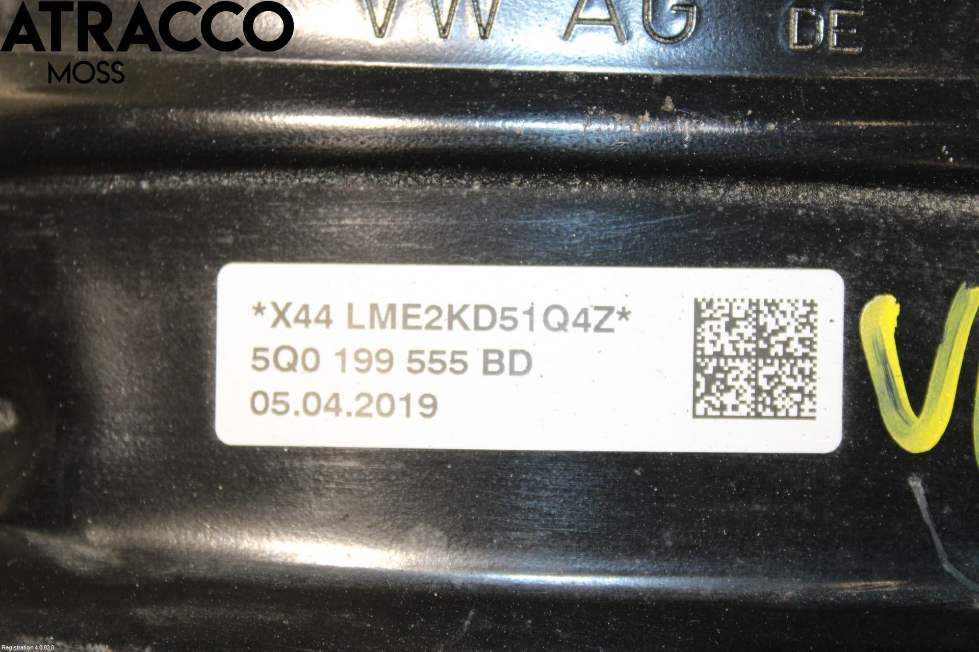 Volkswagen VW GOLF / E-GOLF VII 13-20 Motorfäste