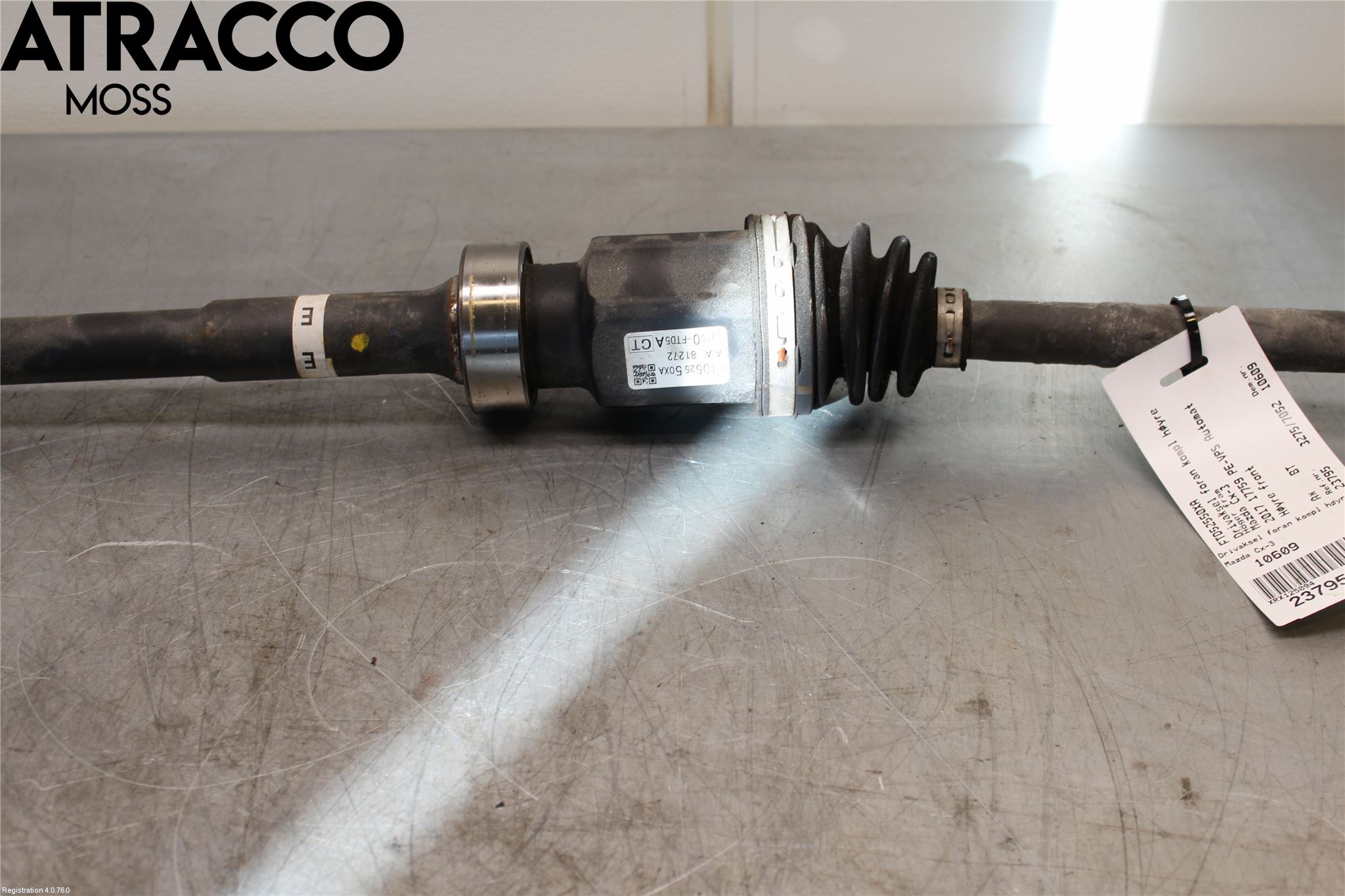 Mazda CX-3 Drivaxel Fram Höger
