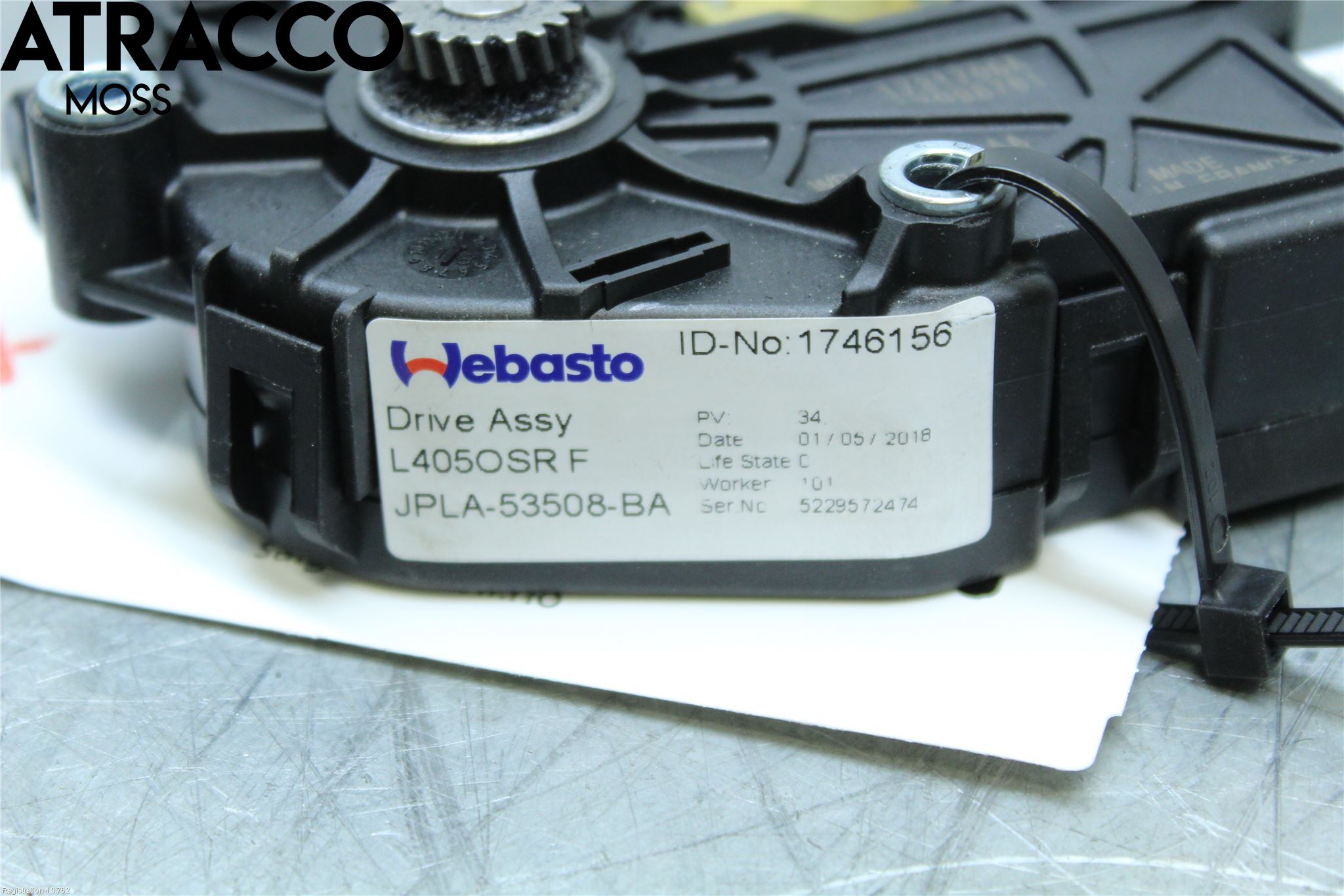 Landrover RANGE ROVER SPORT (L494) 14-22 Taklucksmotor