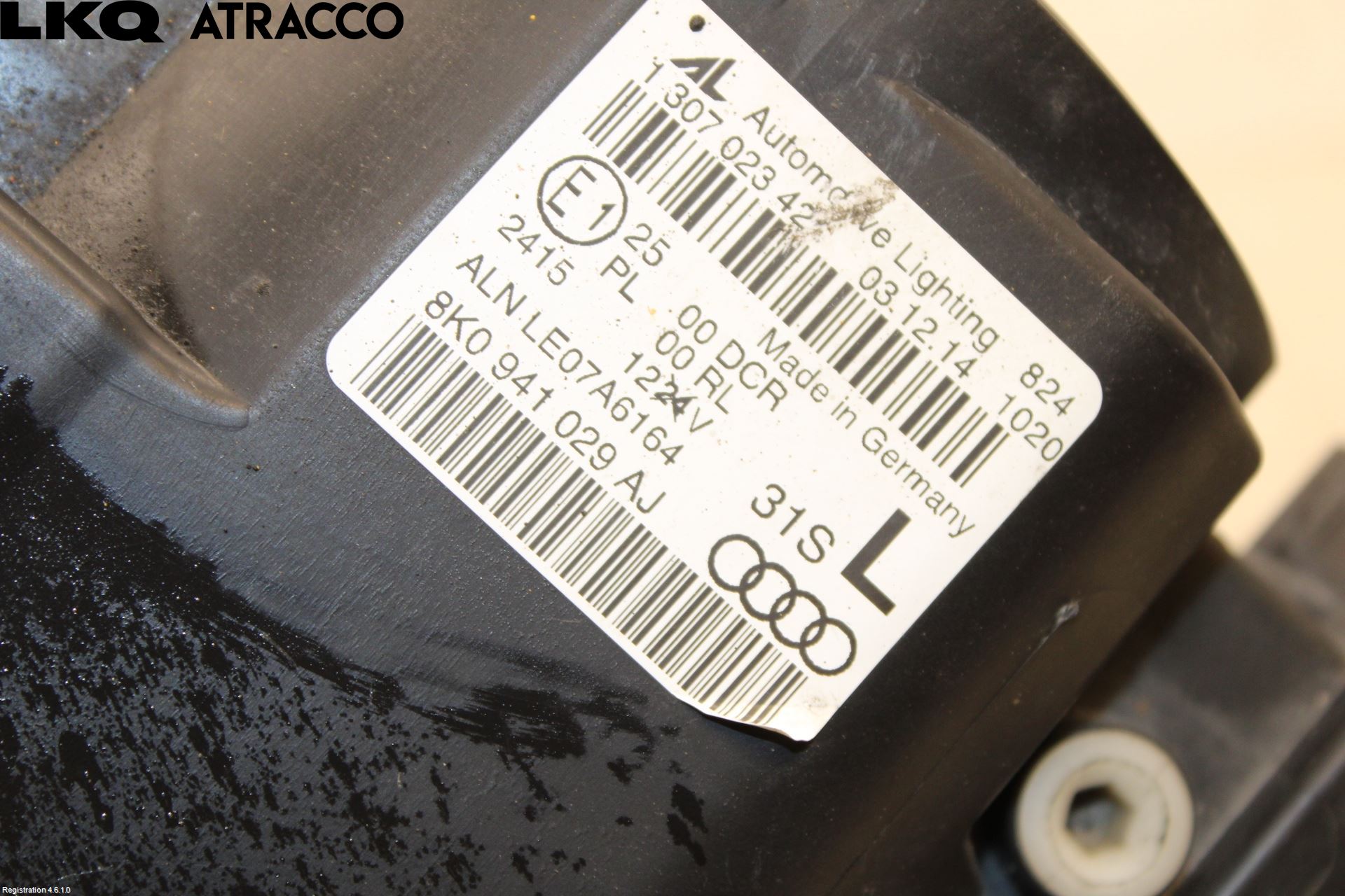 Audi A4/S4 08-11 Strålkastare Vänster