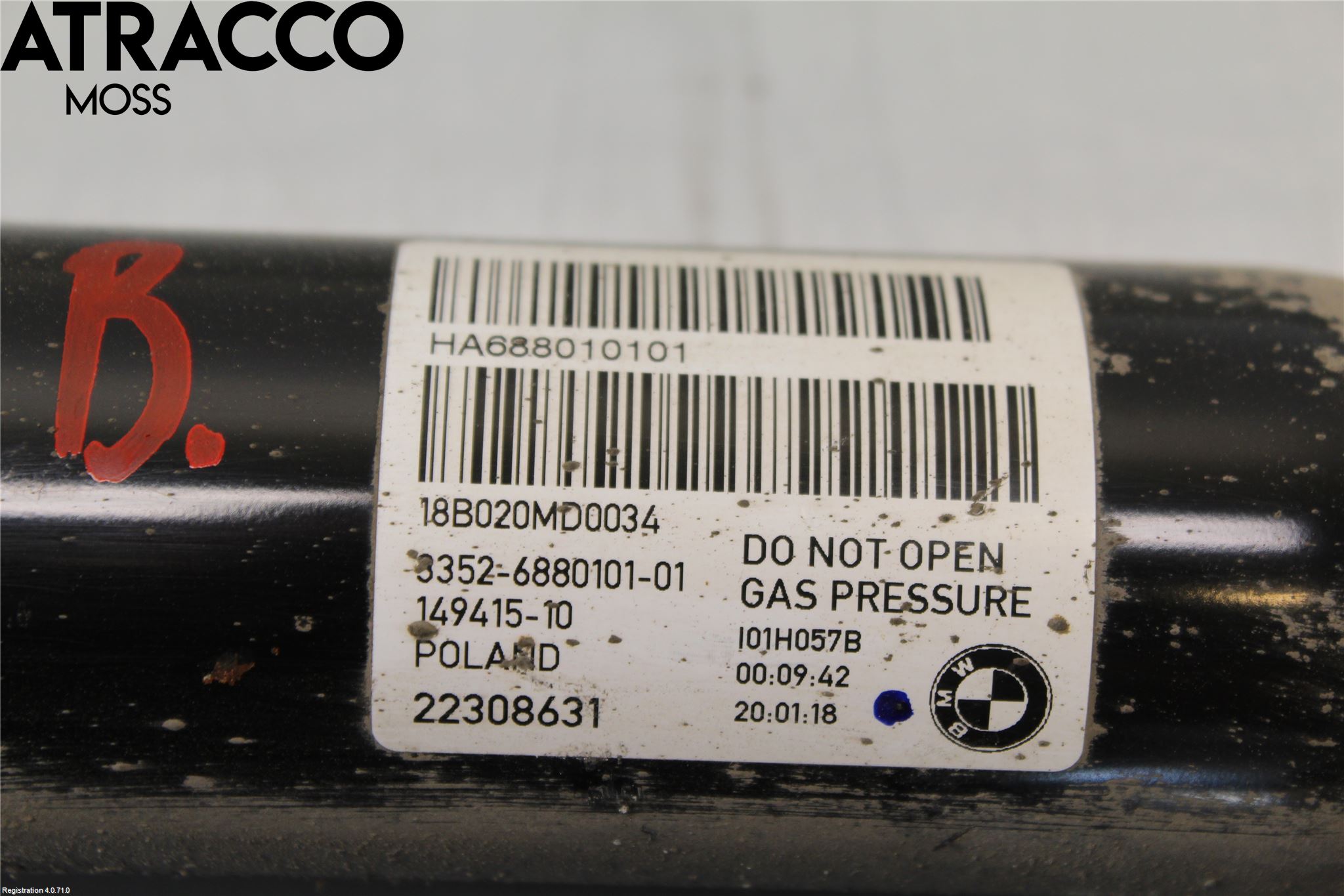 BMW i3 I01 13-22 Fjäderben Bak Höger