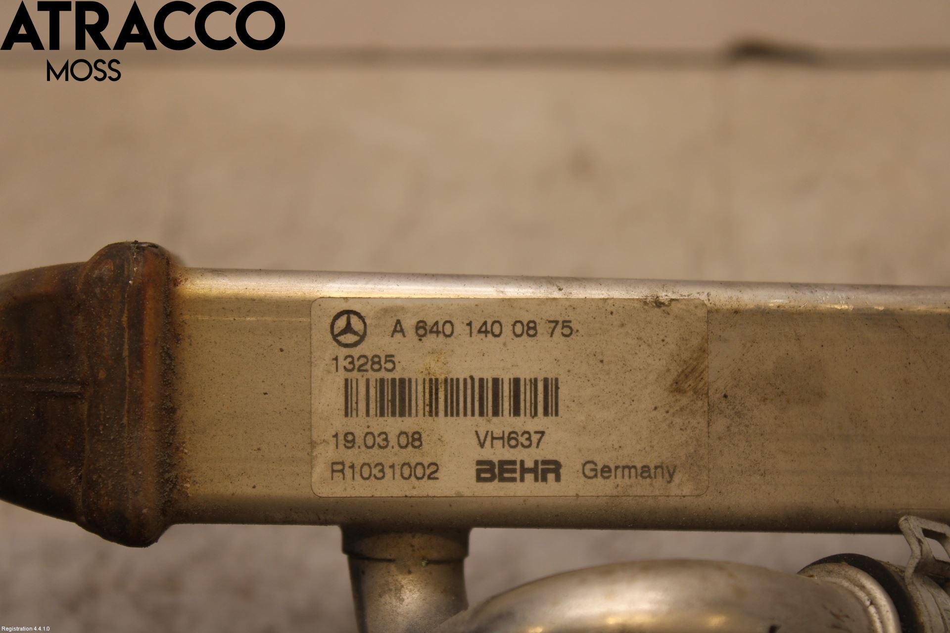 Mercedes-Benz MB B-KLASS (W245) 05-12 Avgaskylare