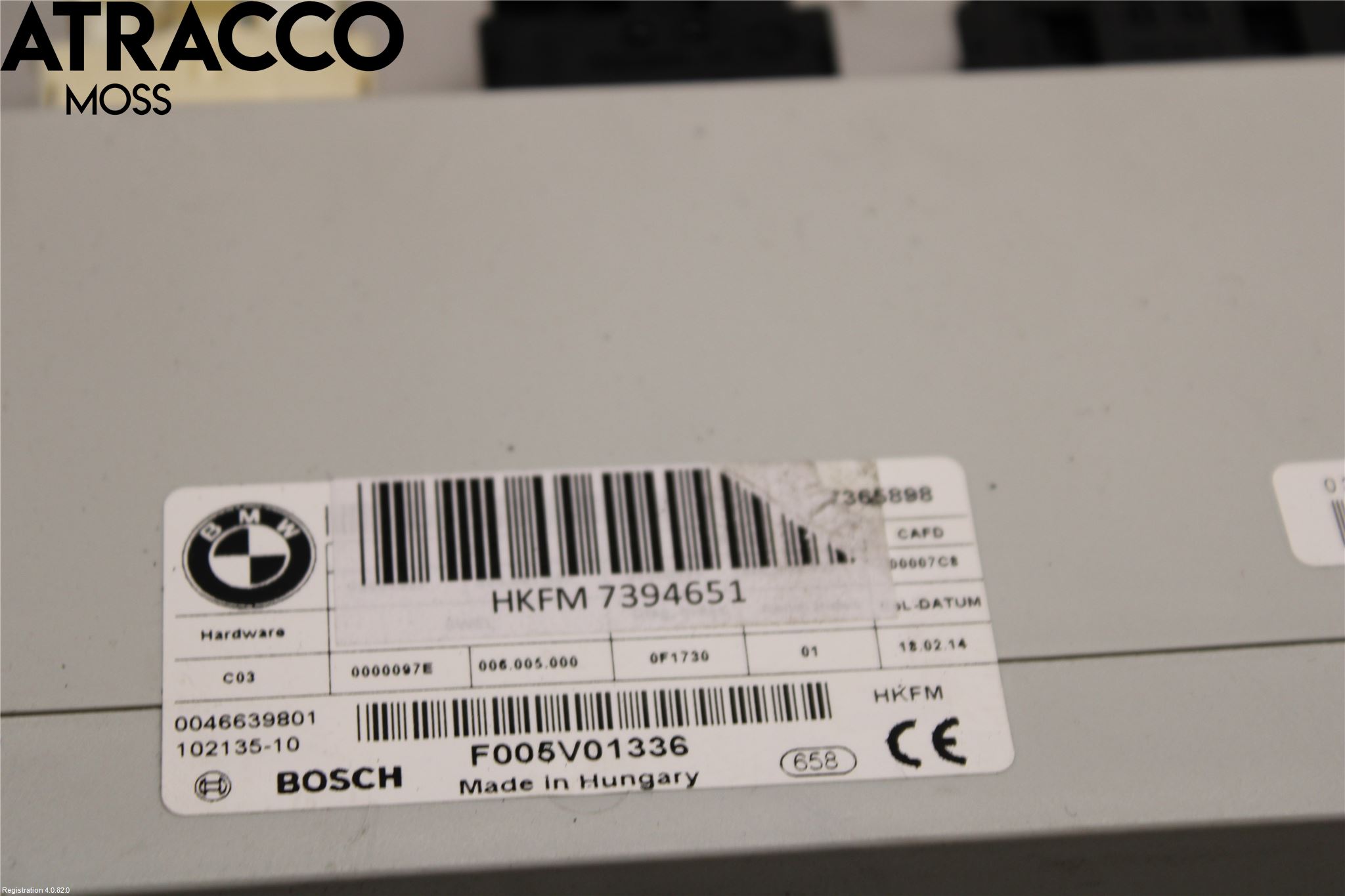 BMW 5 F10/F11/F18 09-17 Styrenhet Övrigt